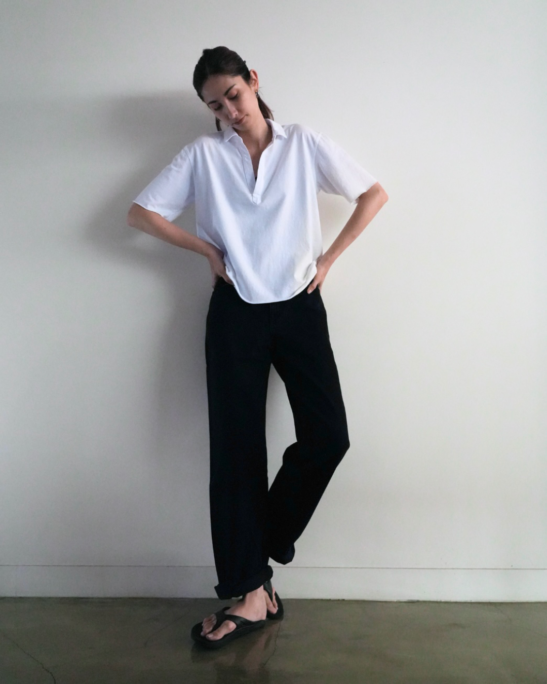 夏におすすめ【Frank&Eileen】のシャツを使ったコーデ