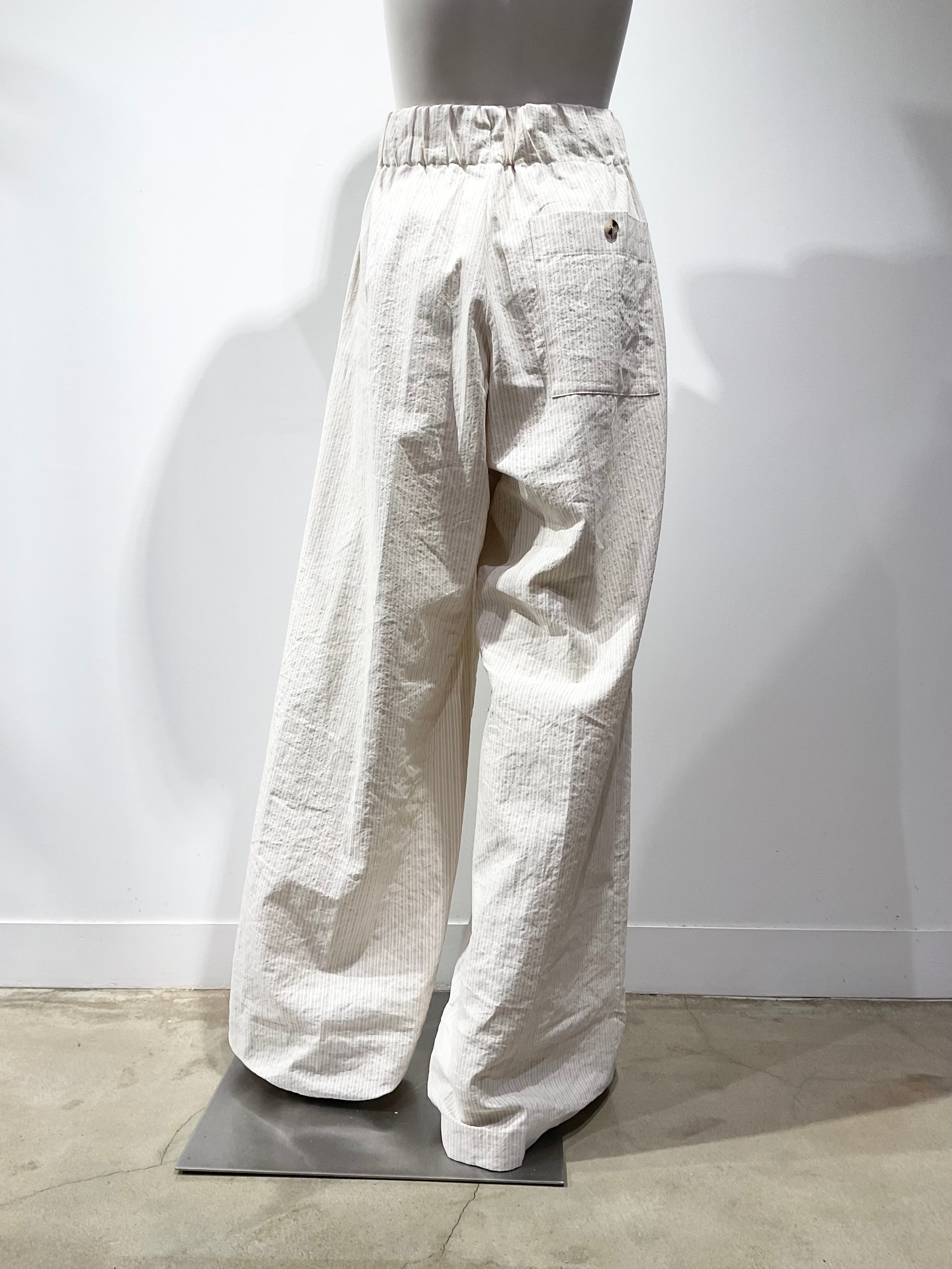 DRIES VAN NOTEN/ドリスヴァンノッテン ストライプワイドパンツ