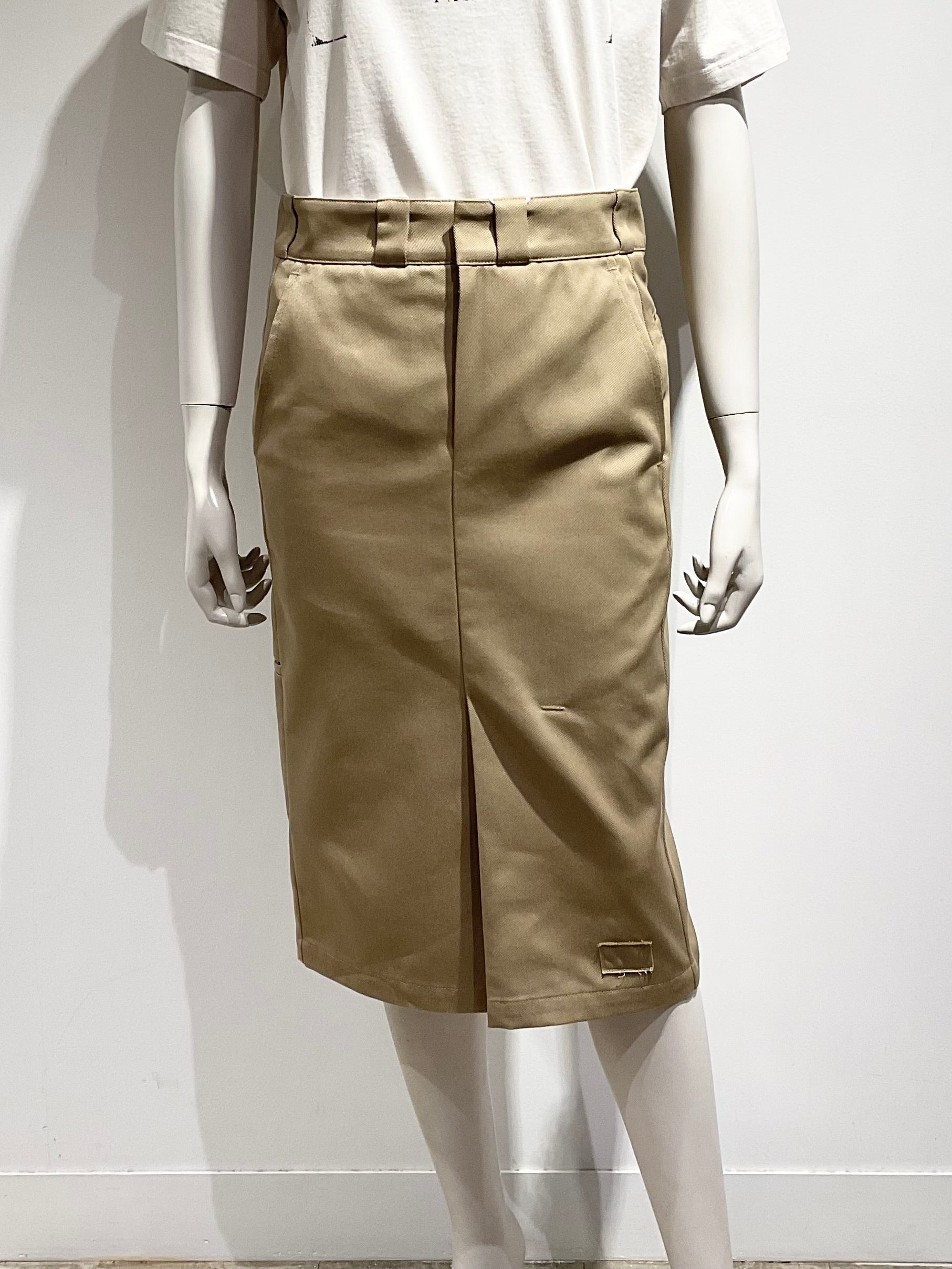 MAISON MARGIELA/メゾンマルジェラ スケーター チノ ミディスカート