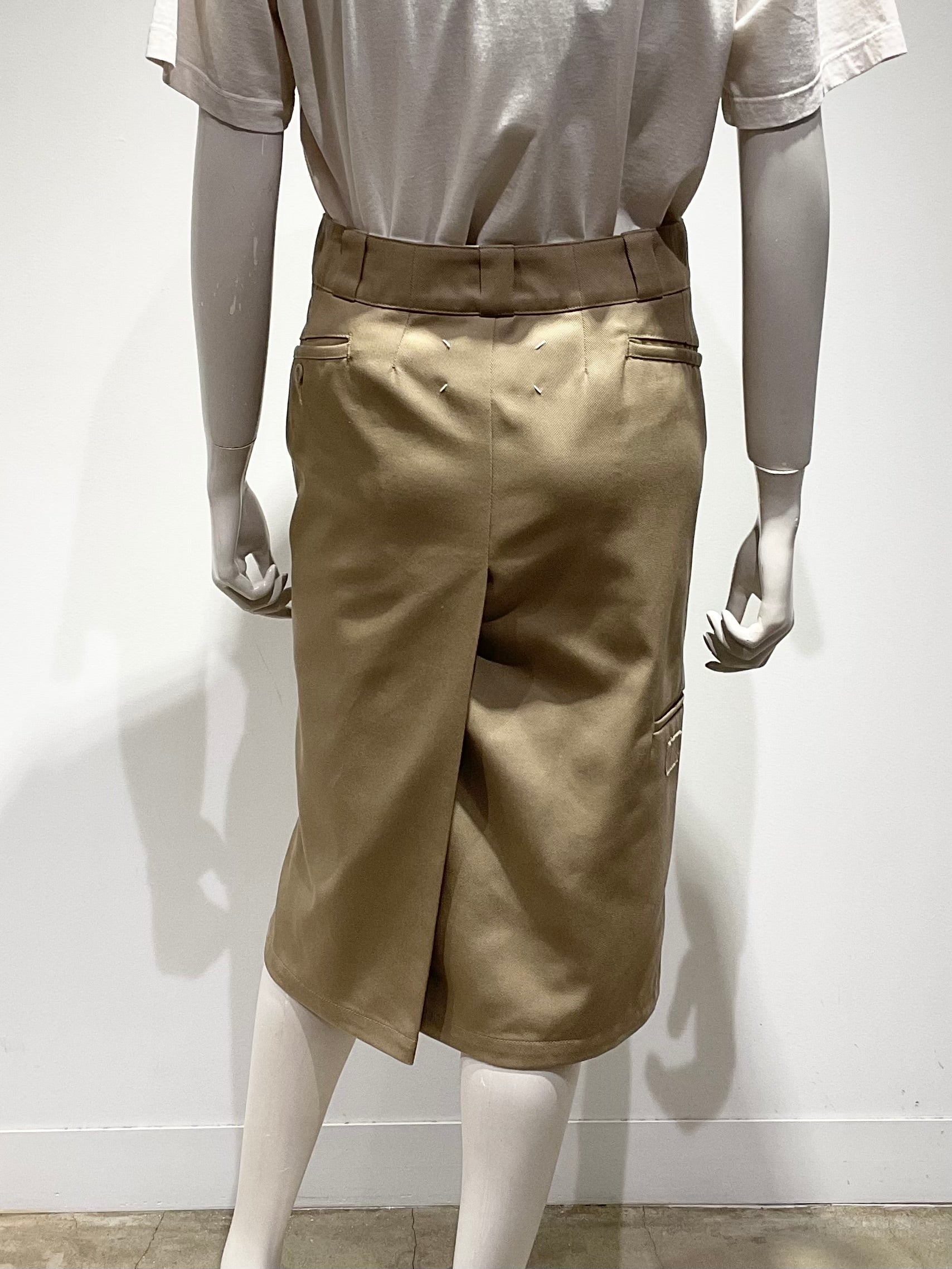 MAISON MARGIELA/メゾンマルジェラ スケーター チノ ミディスカート