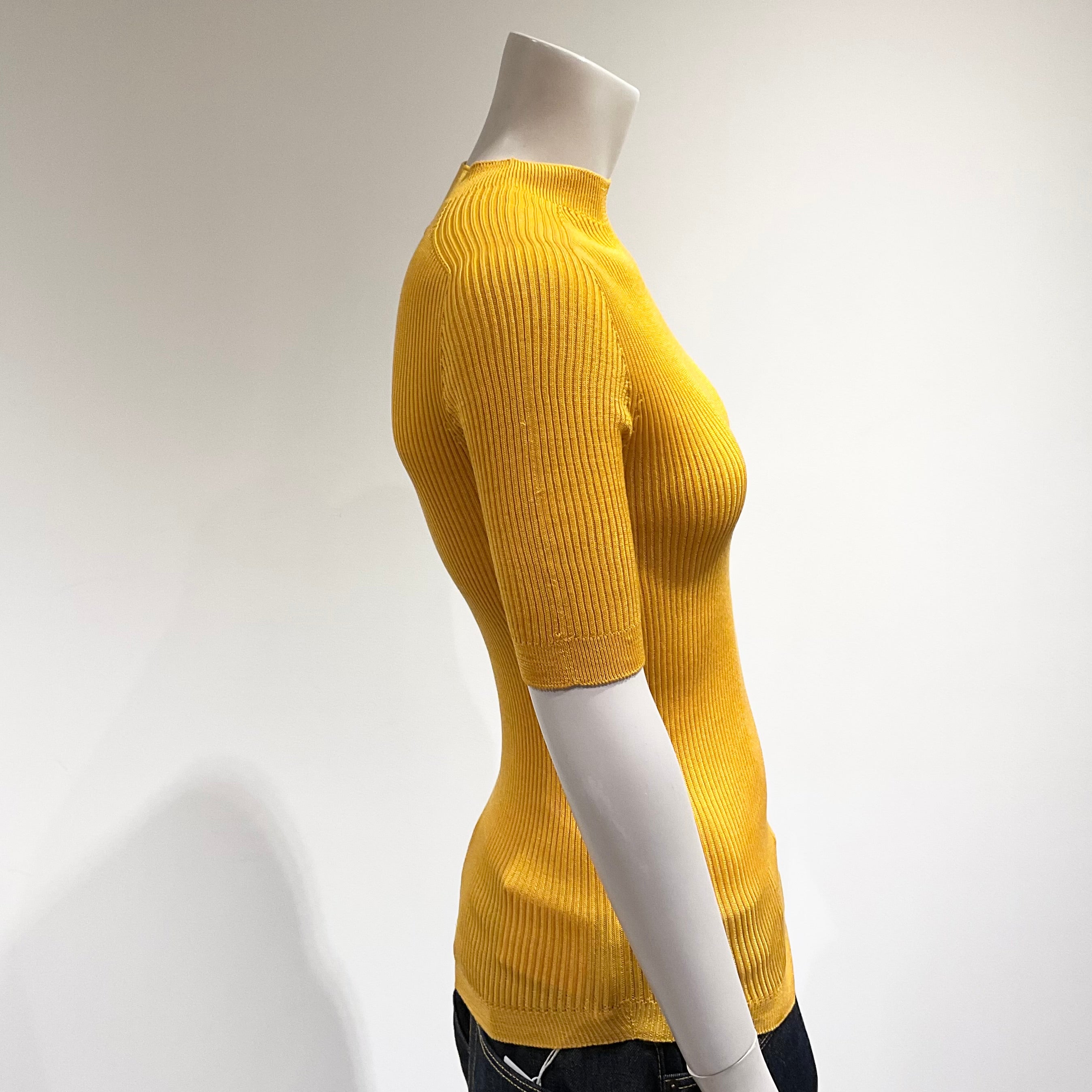 UNION LAUNCH/ユニオンランチ リブ 半袖 ニット