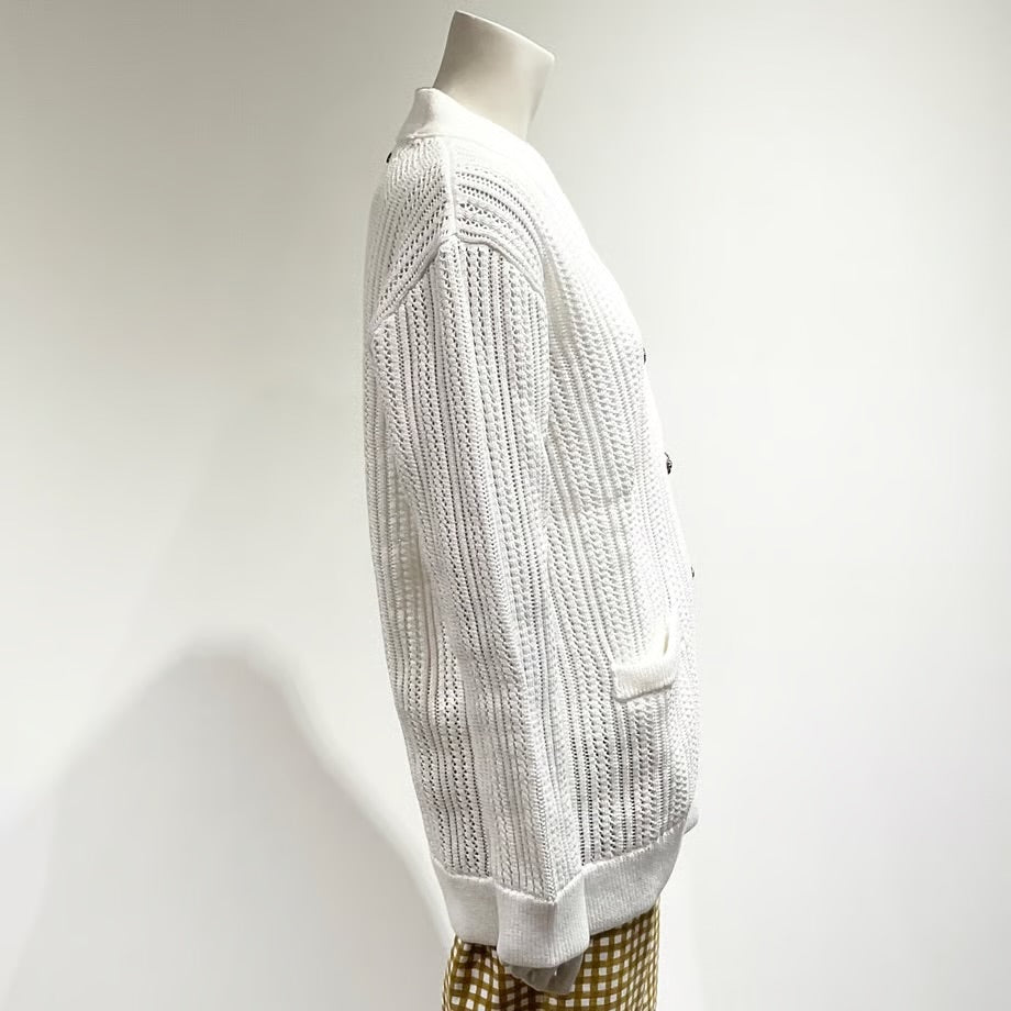 GOLDEN GOOSE/ゴールデングース カーディガン コットン オープンワークニット