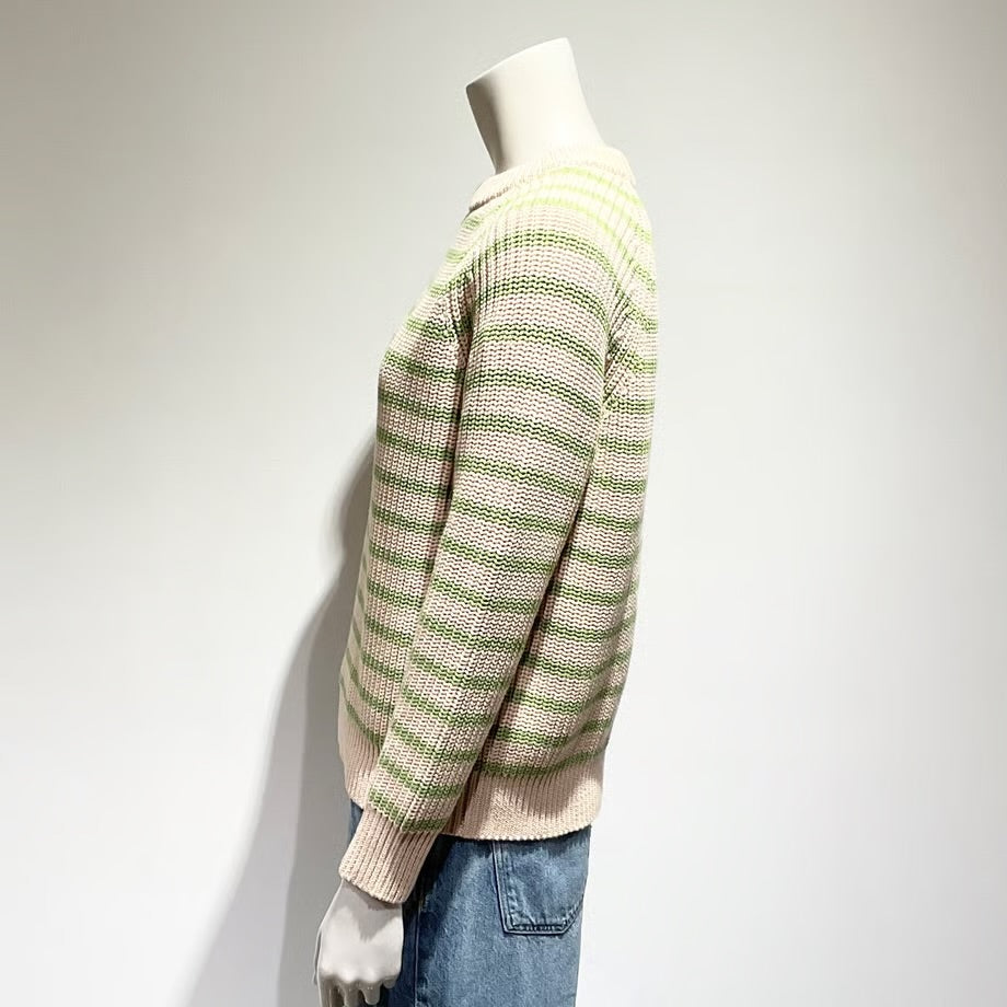 DEMYLEE/デミリー オーガニックコットン クルーネック ニットプルオーバー