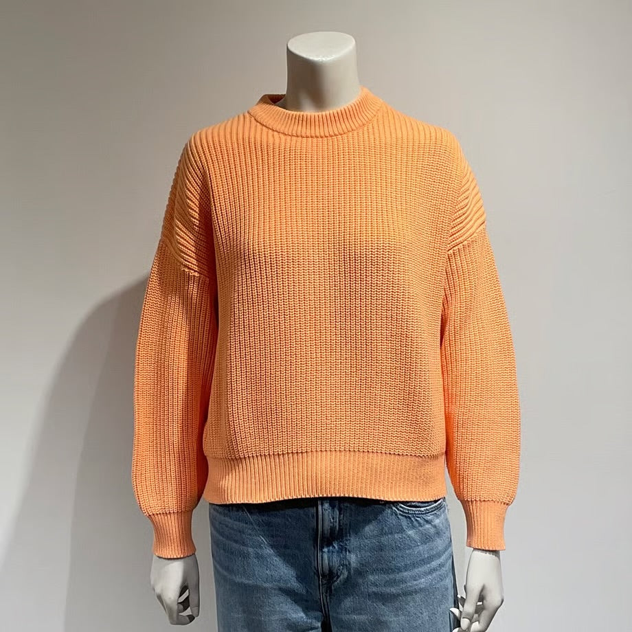 DEMYLEE/デミリー オーガニックコットン クルーネック ニットプルオーバー 