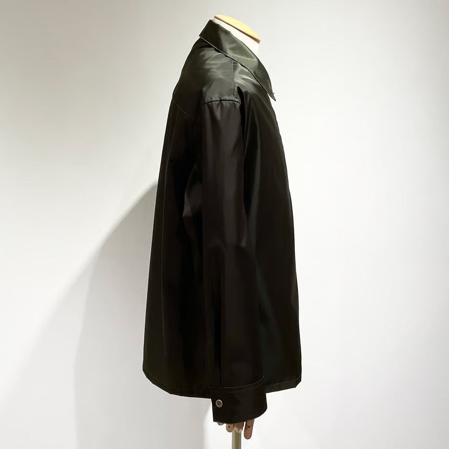 JIL SANDER/ジルサンダー ナイロンツイル ジップアップシャツ