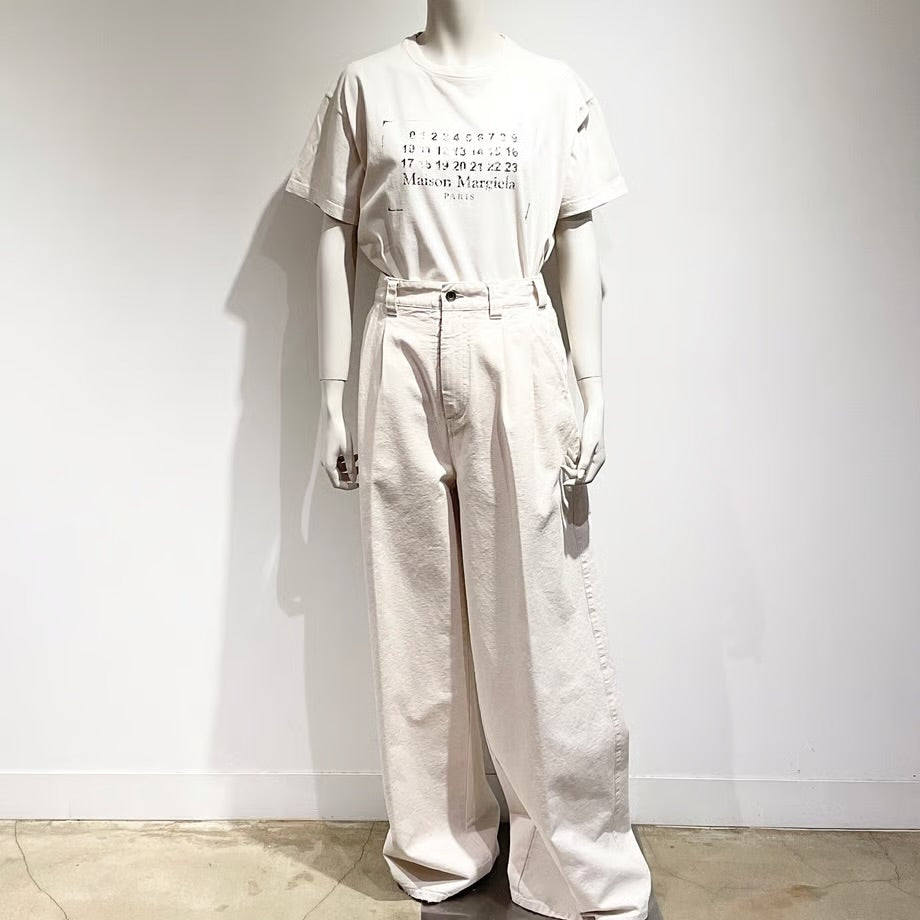 MAISON MARGIELA/メゾンマルジェラ ハイウエスト ワイド デニムパンツ