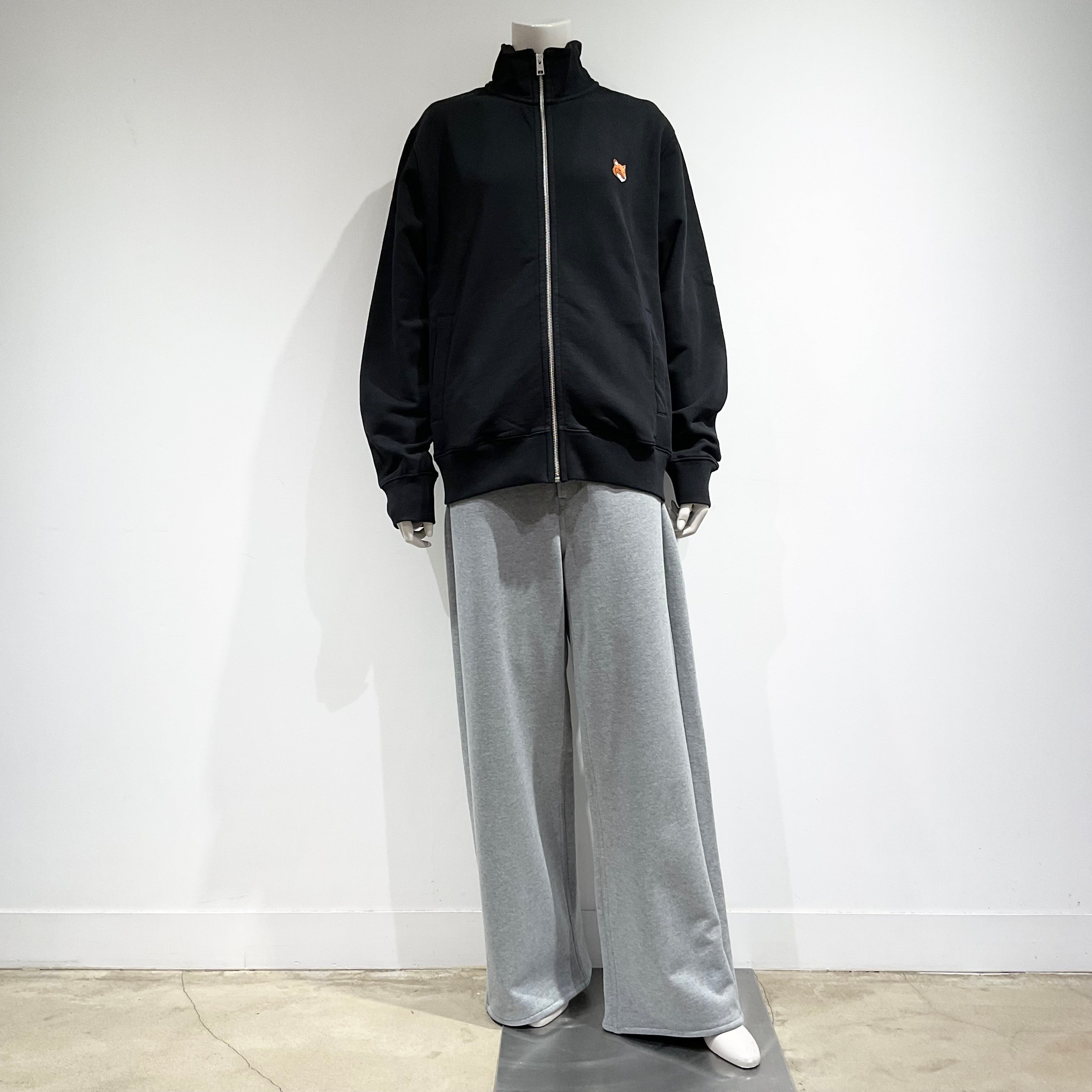 MAISON KITSUNE/メゾンキツネ フォックスヘッド ジップ レギュラー スエットシャツ