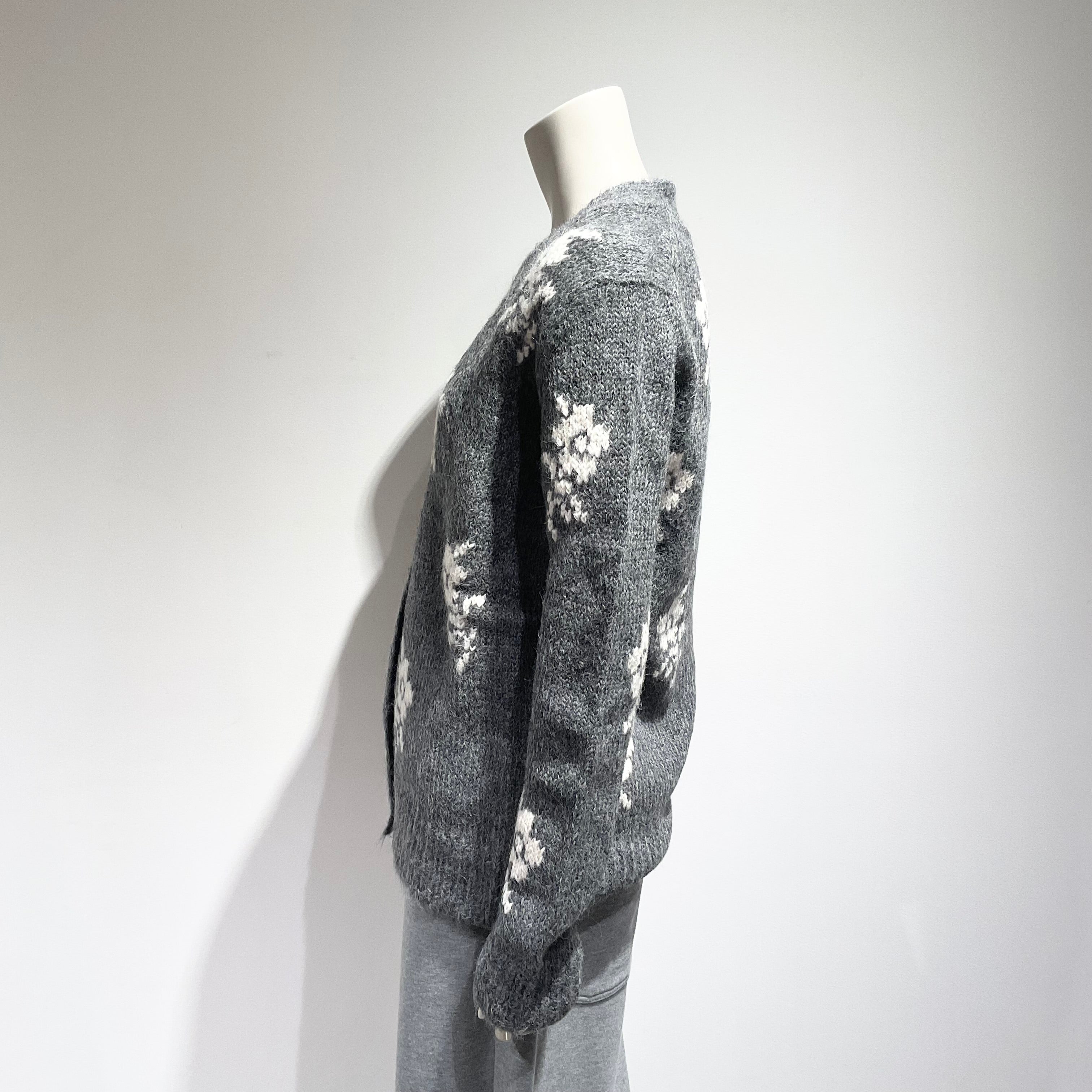 JIL SANDER/ジルサンダー ウールブレンド Vネックカーデガン