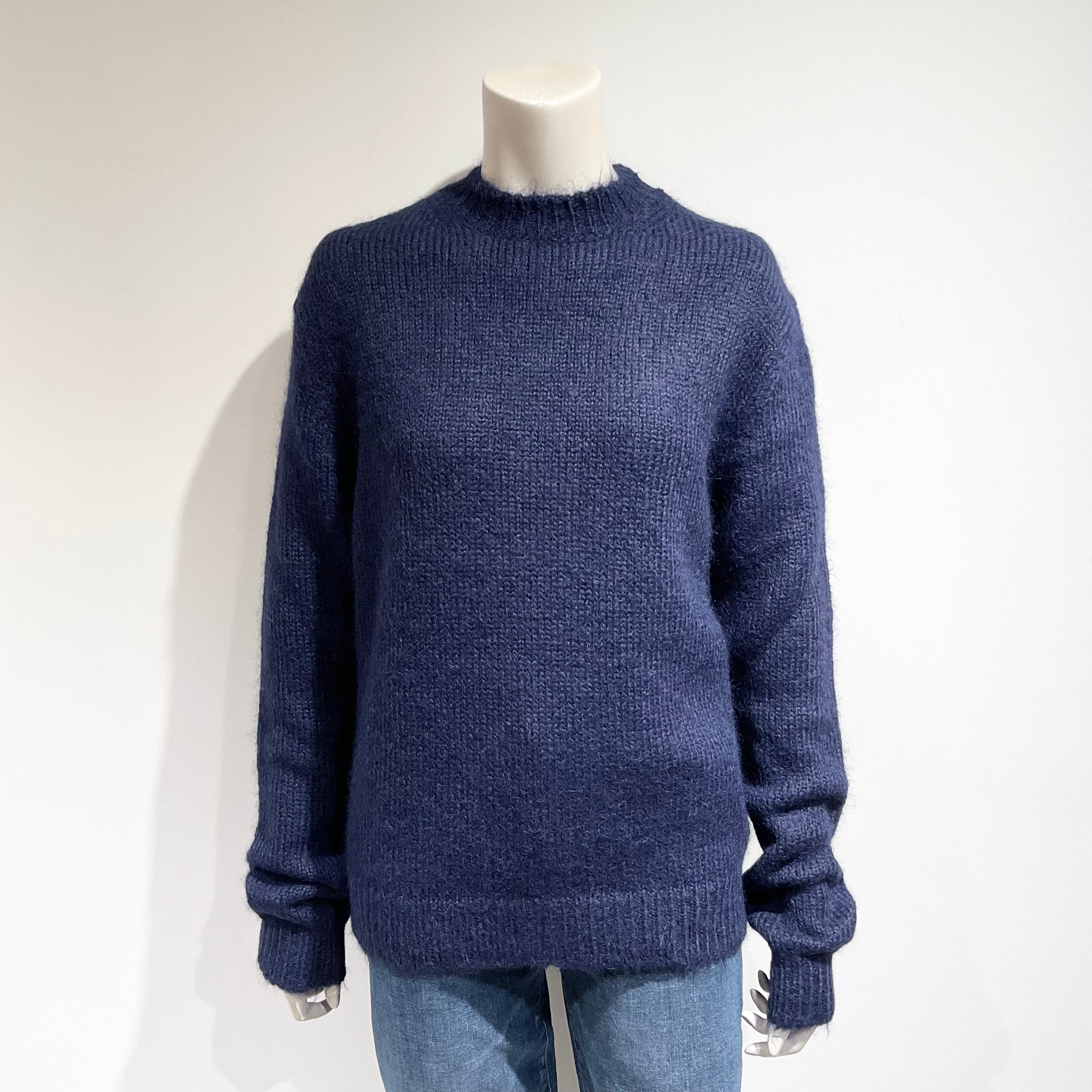 JIL SANDER/ジルサンダー ミッドウェイト ウール クルーネックセーター