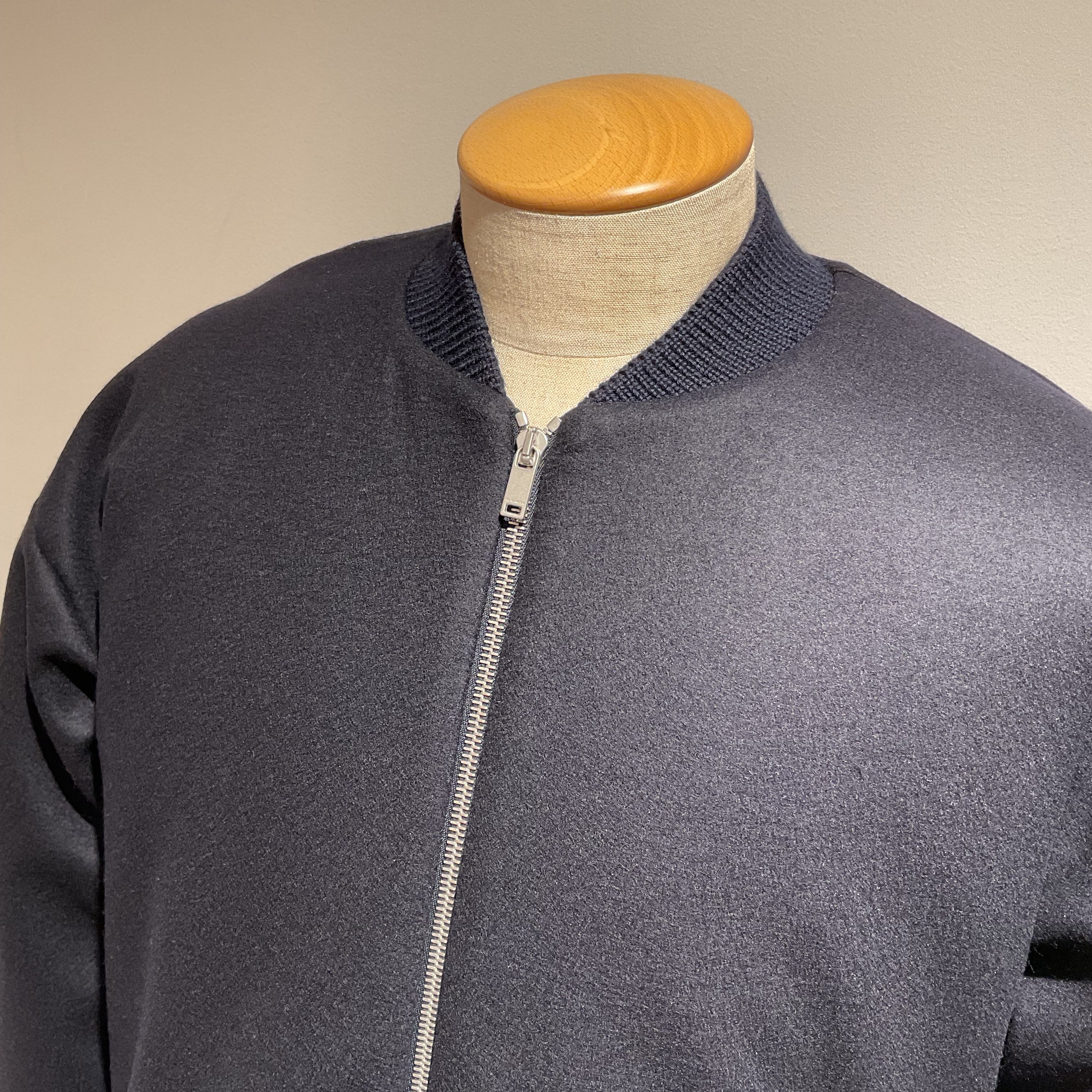 JIL SANDER/ジルサンダー ウールメルトン パディング ボンバージャケット