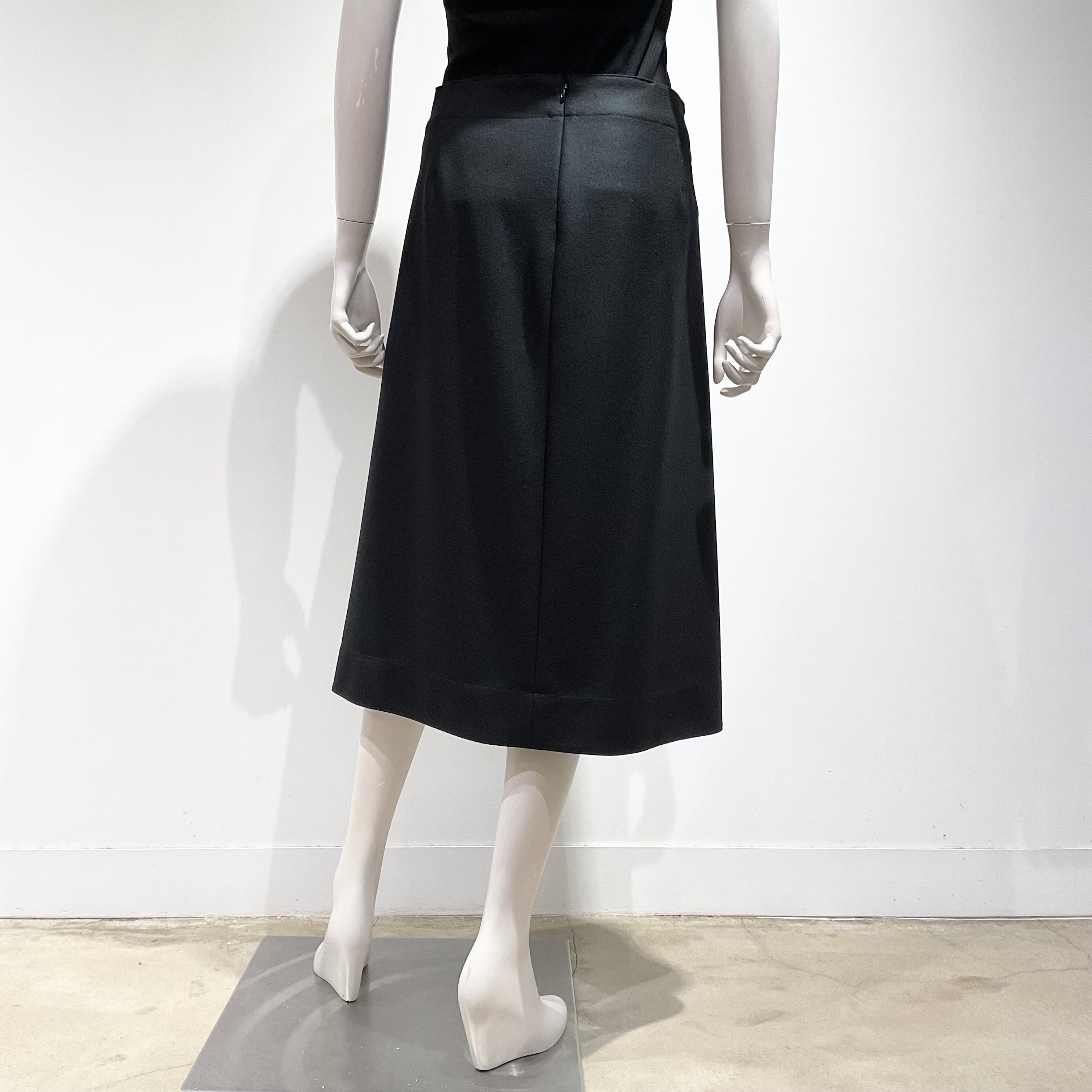 JIL SANDER/ジルサンダー フラノウール スカート