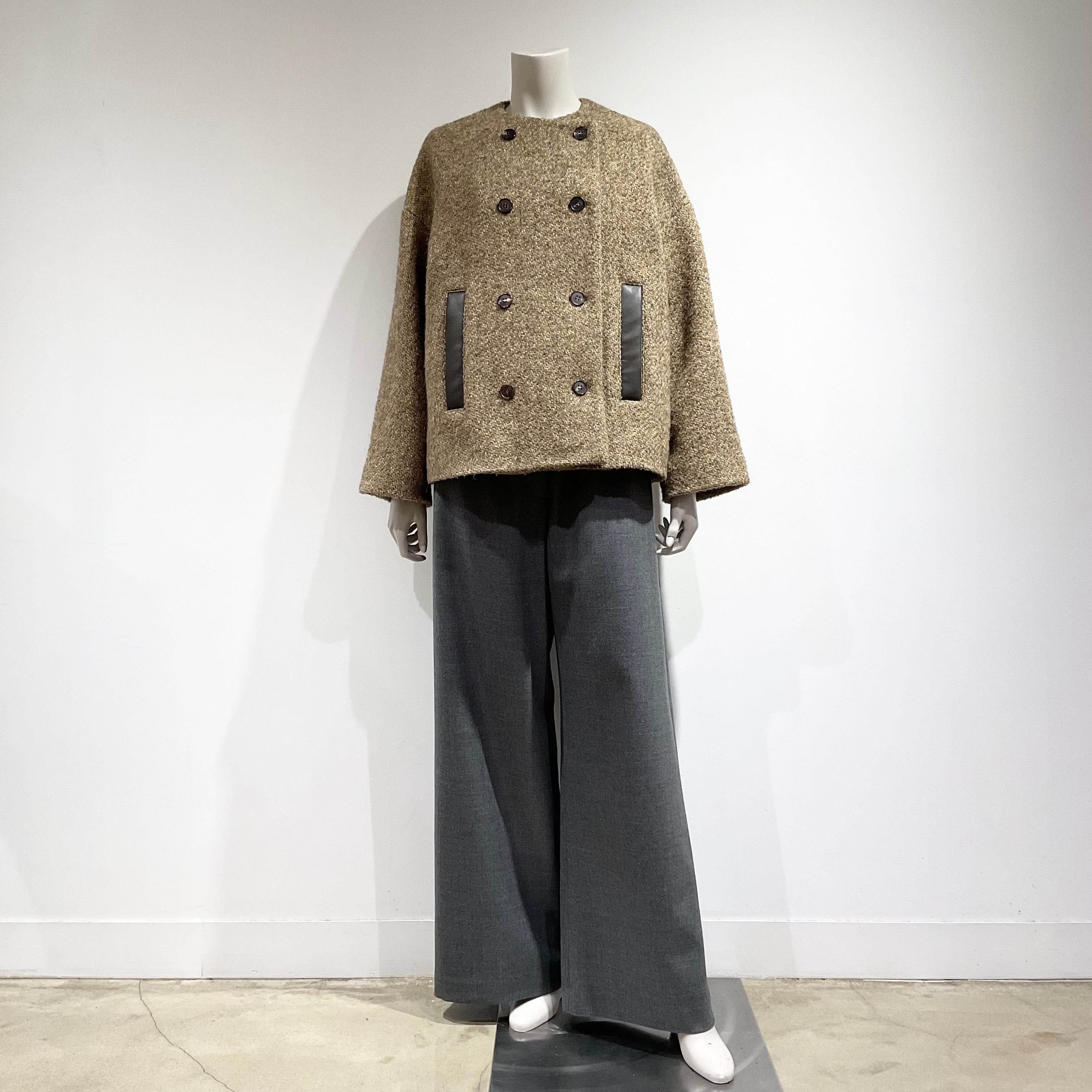 BEATING HEART/ビーティングハート ノーカラー コート