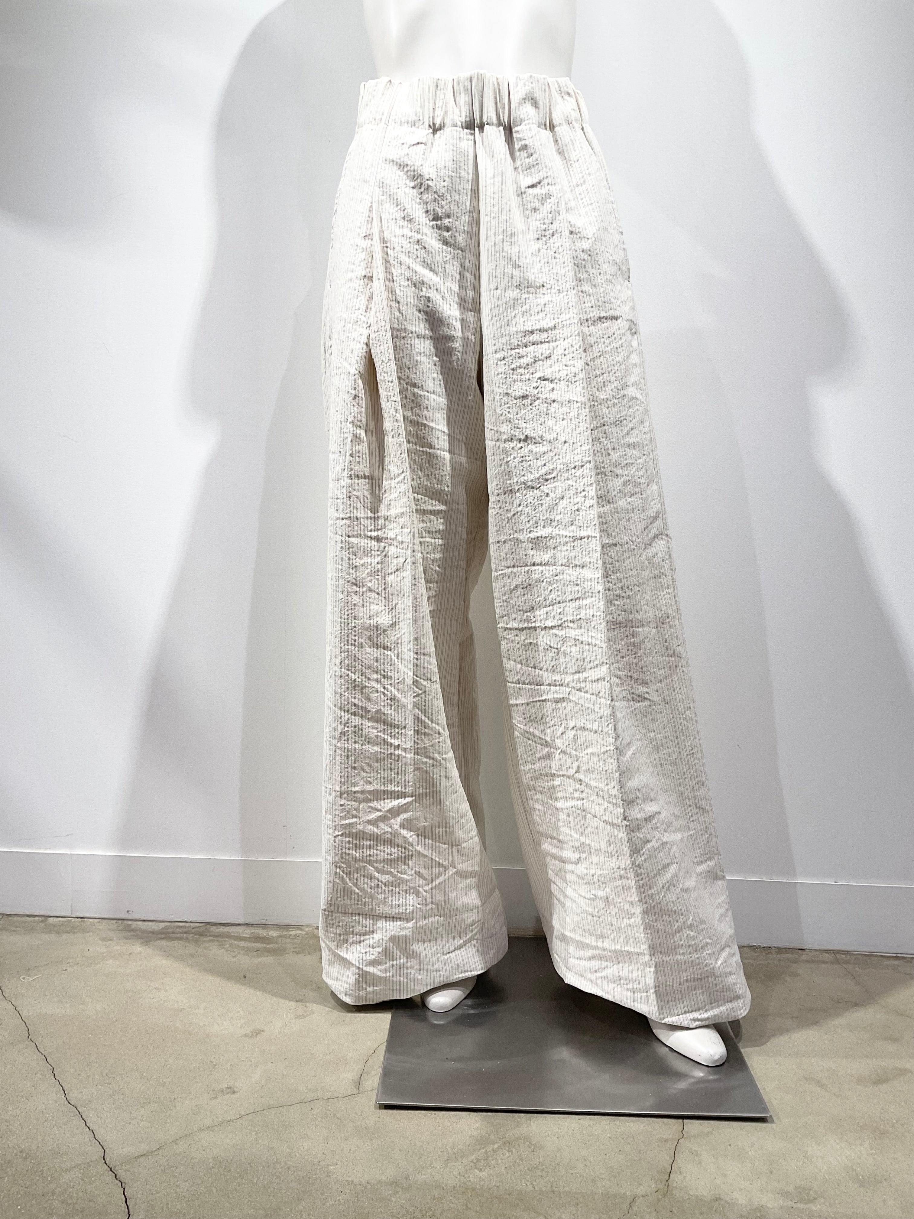 DRIES VAN NOTEN/ドリスヴァンノッテン　ストライプワイドパンツ