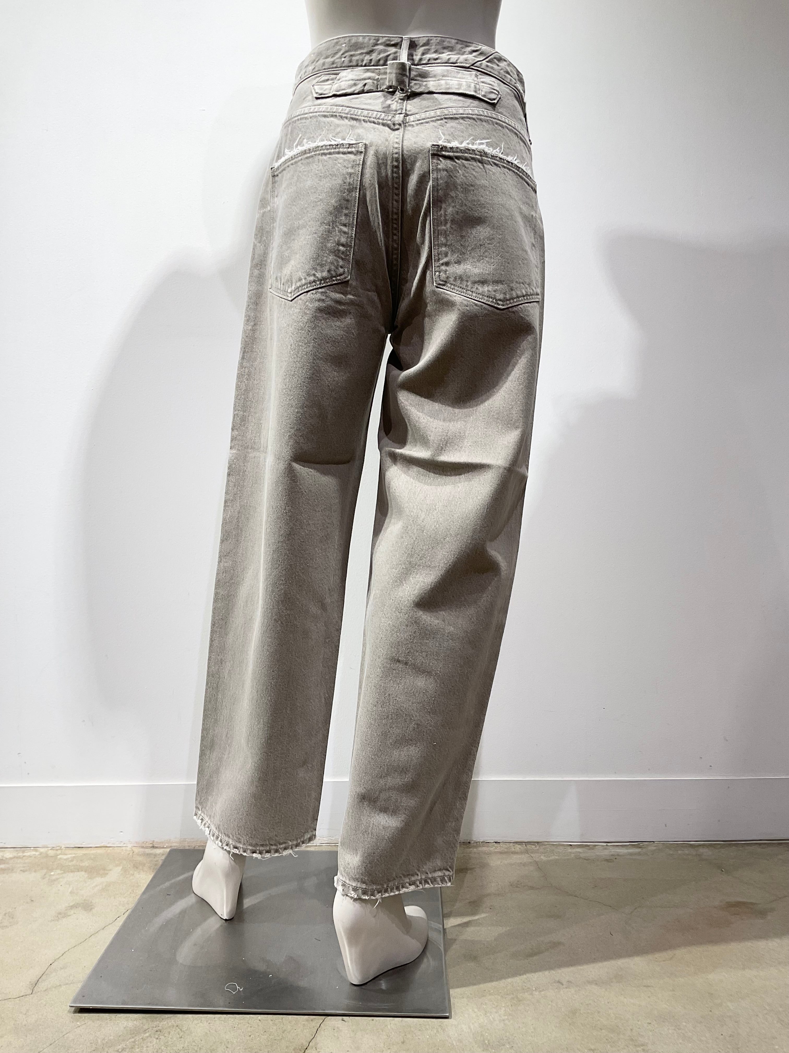 upper hights/アッパーハイツ　バレルレッグジーンズ