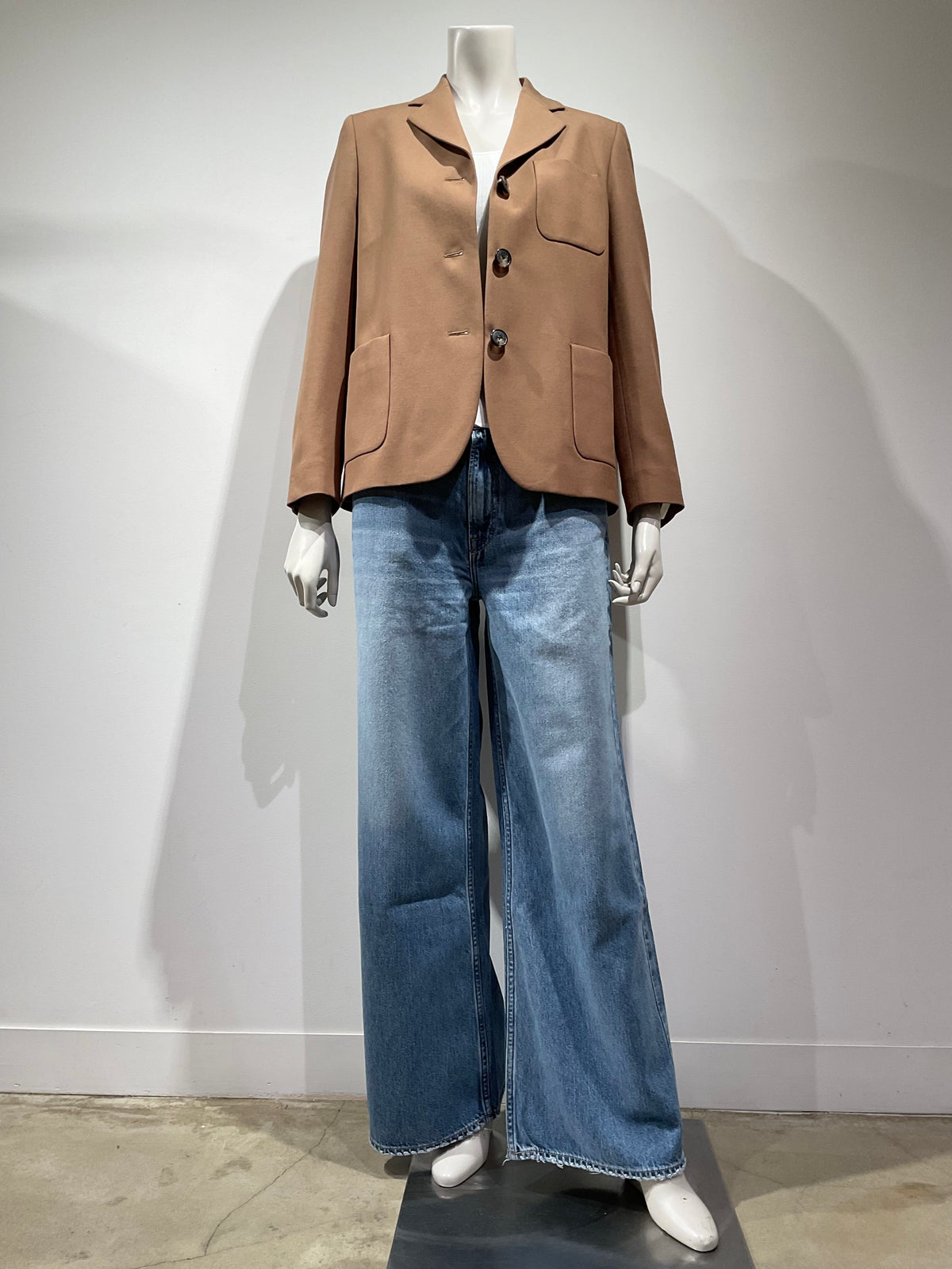 DRIES VAN NOTEN/ドリスヴァンノッテン　キャメルカラージャケット
