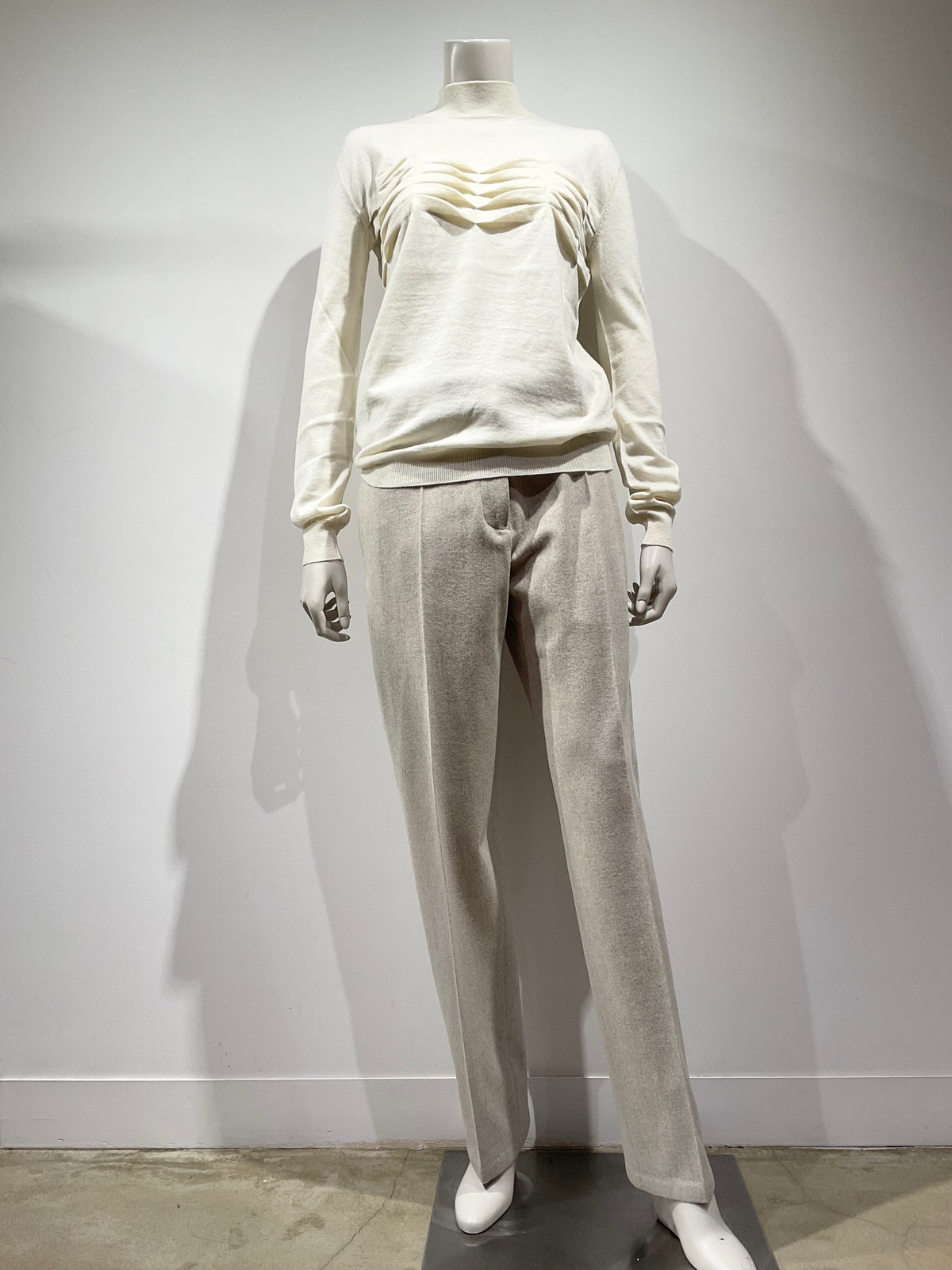 JIL SANDER/ジルサンダー　モックネック胸ディティール