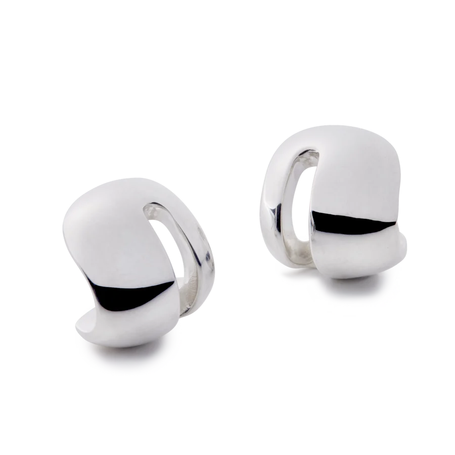 blanc iris/ブランイリス　オンブル ヴェルト シルバー ピアス
