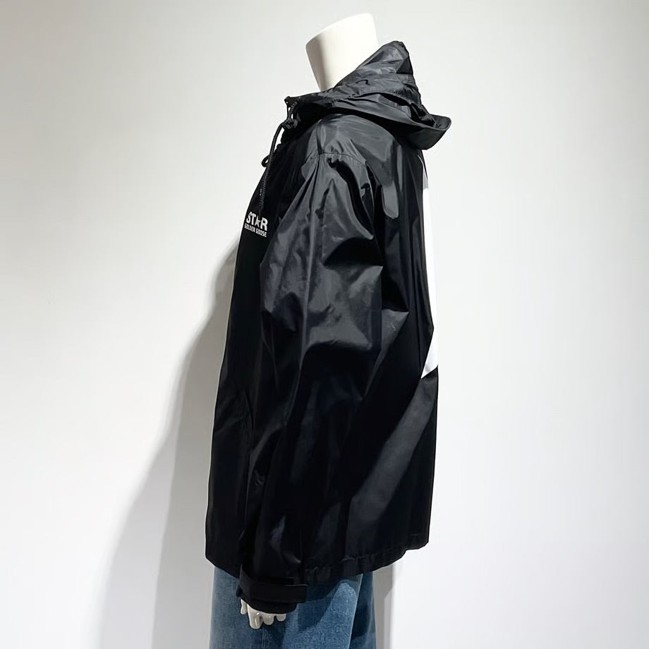 GOLDEN GOOSE/ゴールデングース ウィンドブレーカー コントラストロゴ＆スター