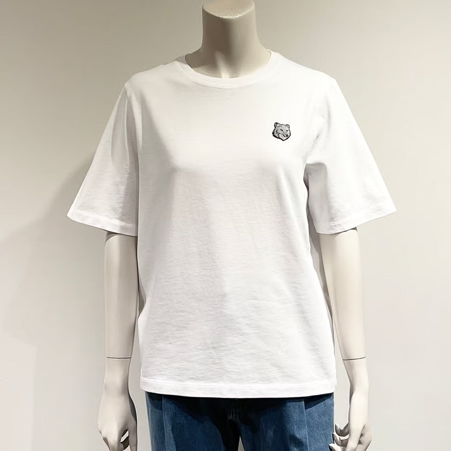 MAISON KITSUNE/メゾンキツネ ボールド フォックスヘッド パッチ コンフォート Tシャツ レディース