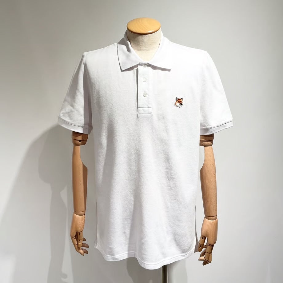 MAISON KITSUNE/メゾンキツネ フォックスヘッド パッチ レギュラー ポロ