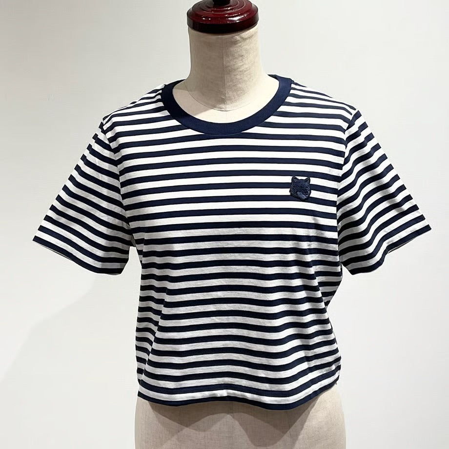 MAISON KITSUNE/メゾンキツネ ハンドライティング ショート丈 Tシャツ