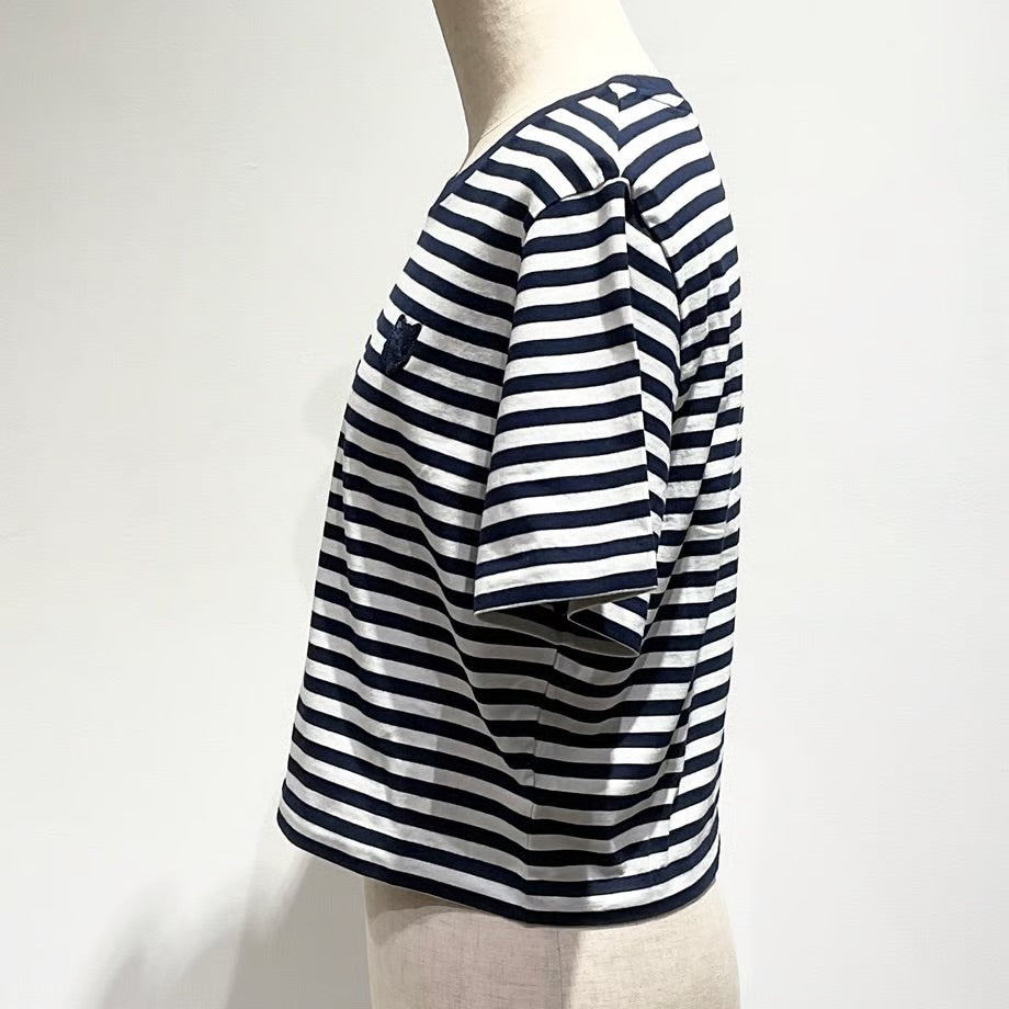 MAISON KITSUNE/メゾンキツネ ハンドライティング ショート丈 Tシャツ