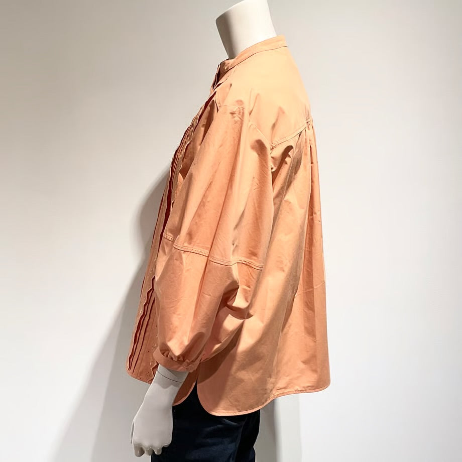 MAISON KITSUNE/メゾンキツネ クラフト エンブロイダリー マキシ スリーブ シャツ