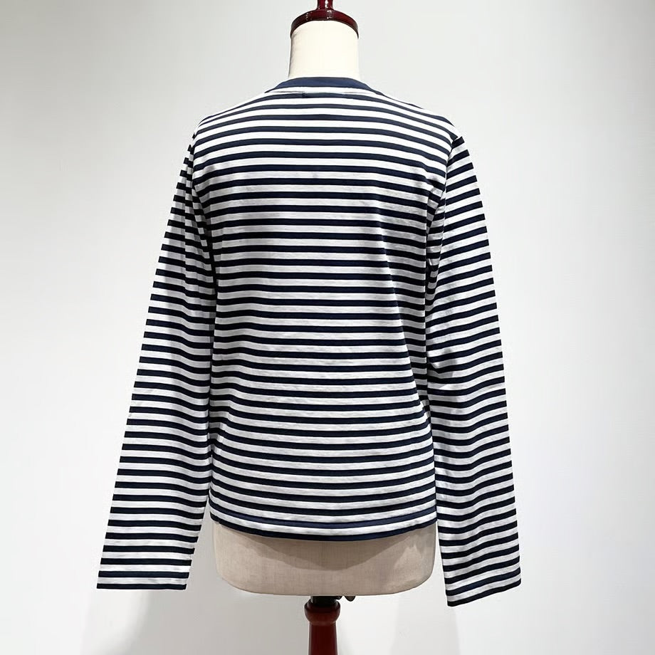 MAISON KITSUNE/メゾンキツネ ボールド フォックスヘッド パッチ コンフォート マリン Tシャツ