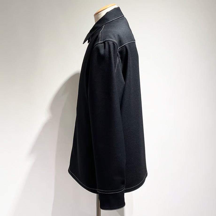 JIL SANDER/ジルサンダー テクノ ギャバジン ジップアップシャツ