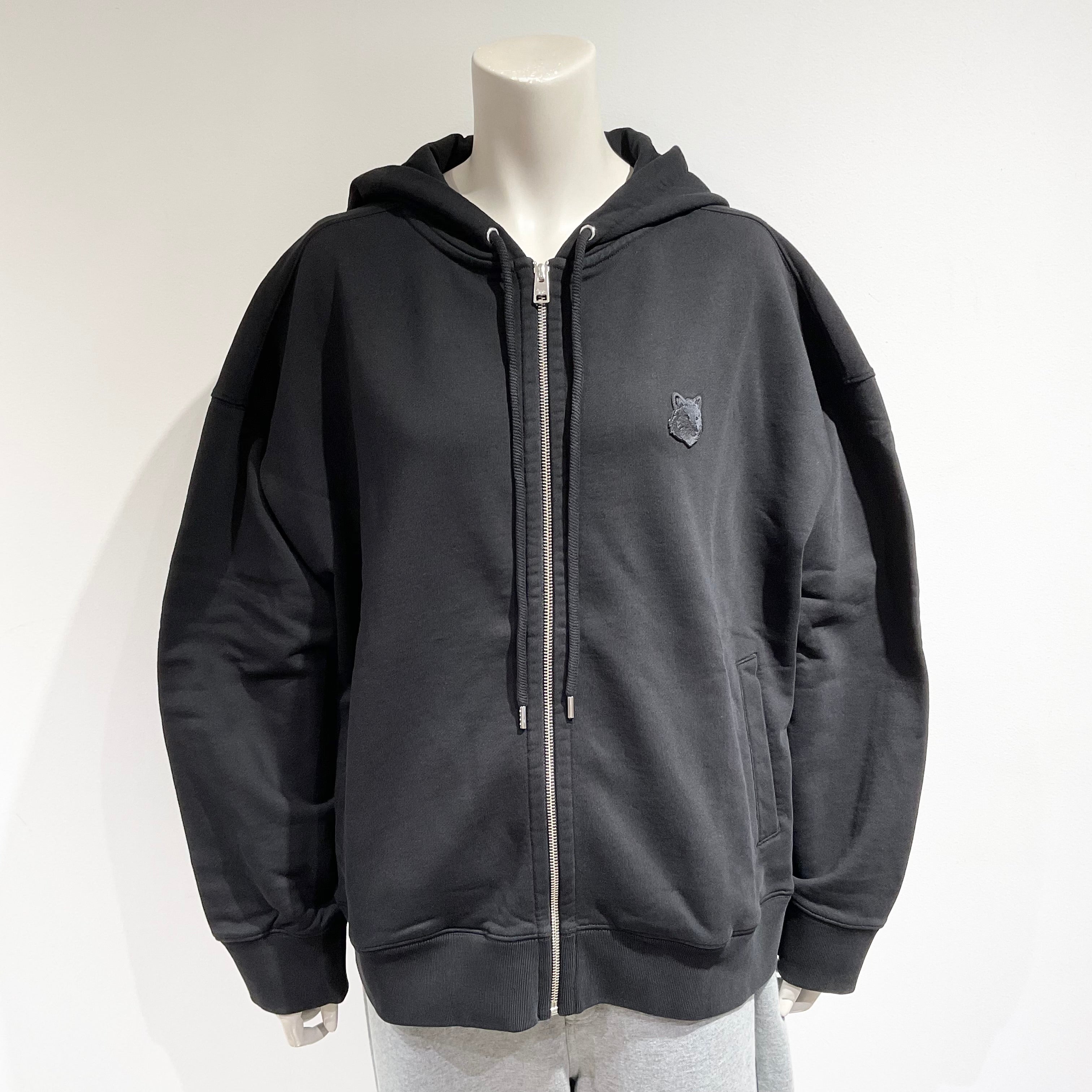 MAISON KITSUNE/メゾンキツネ フォックスヘッド ジップ オーバーサイズ フーディー