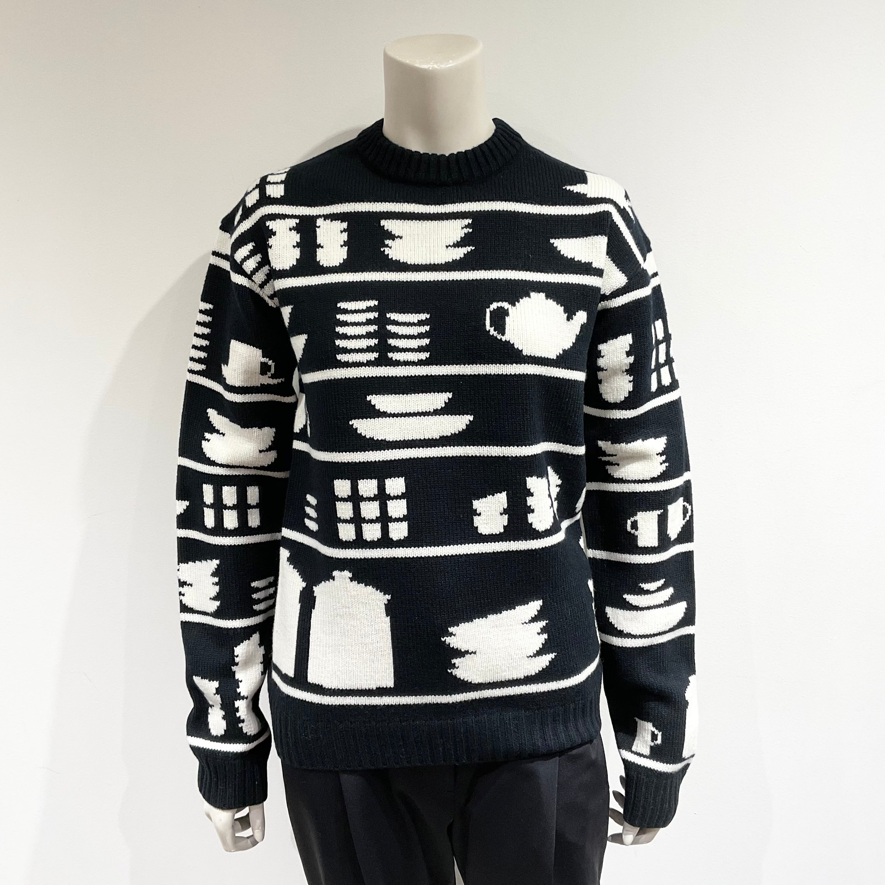 JW ANDERSON/ジェイダブリューアンダーソン テーブルウェアパターン セーター