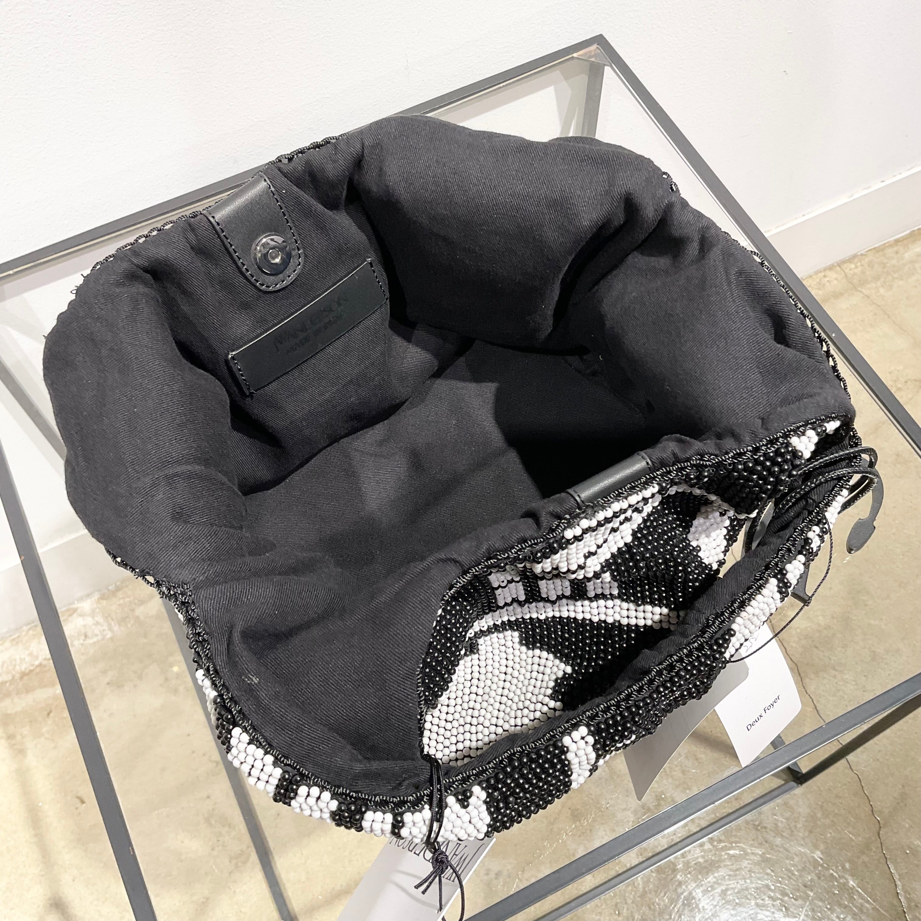 JW ANDERSON/ジェイダブリューアンダーソン テーブルウェアパターン ビーズ バッグ