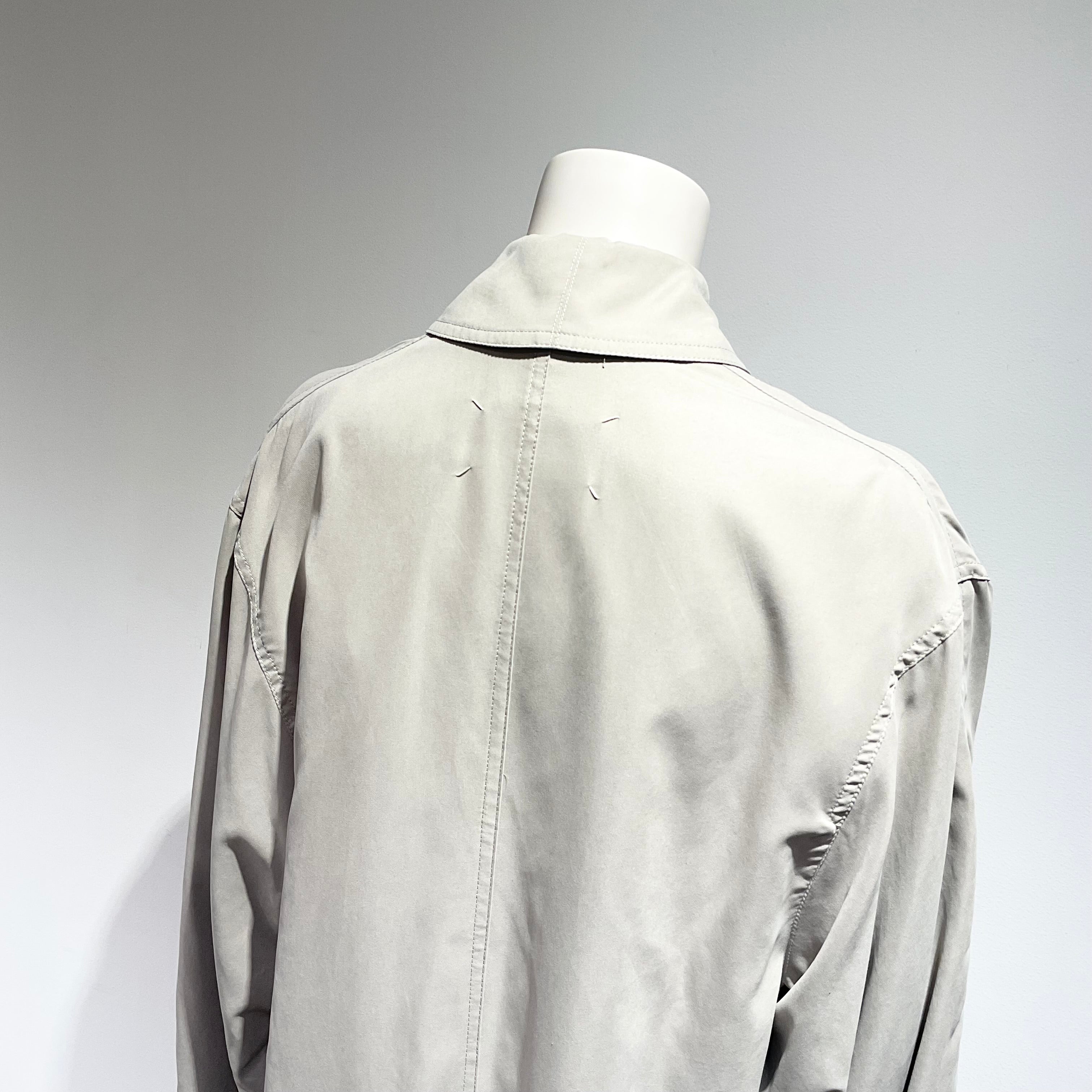 Maison Margiela/メゾンマルジェラ ピーチドコットントレンチコート
