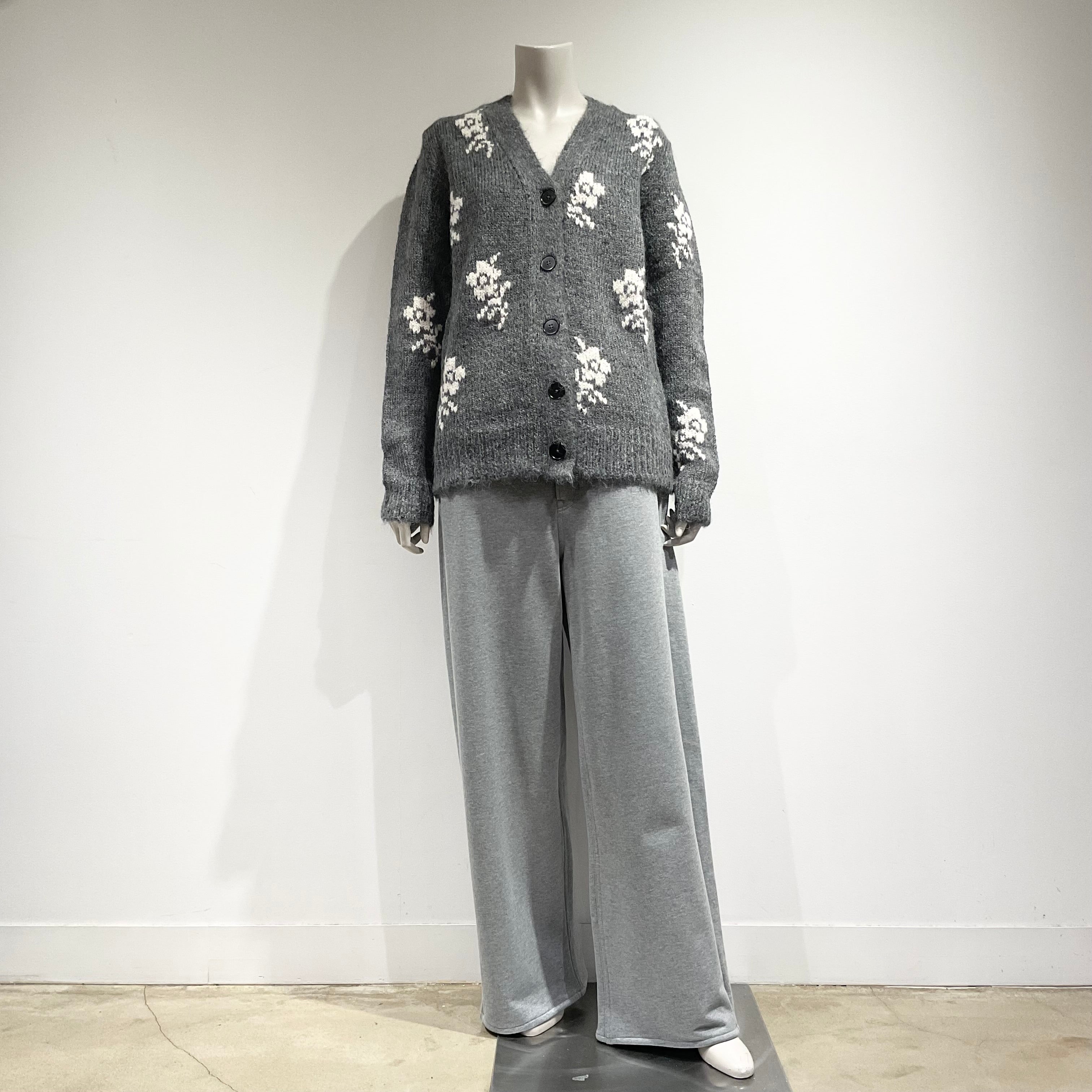 JIL SANDER/ジルサンダー ウールブレンド Vネックカーデガン