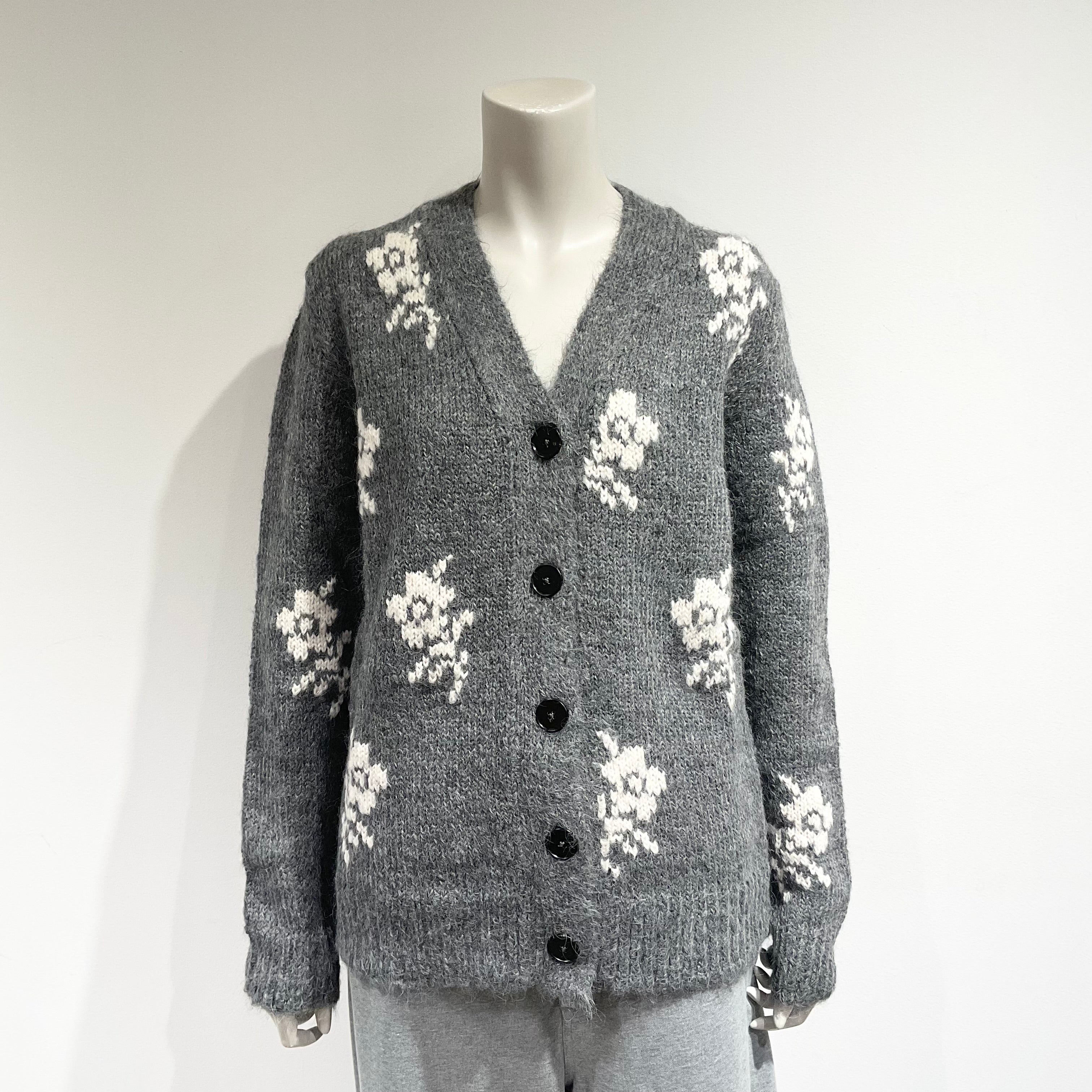 JIL SANDER/ジルサンダー ウールブレンド Vネックカーデガン