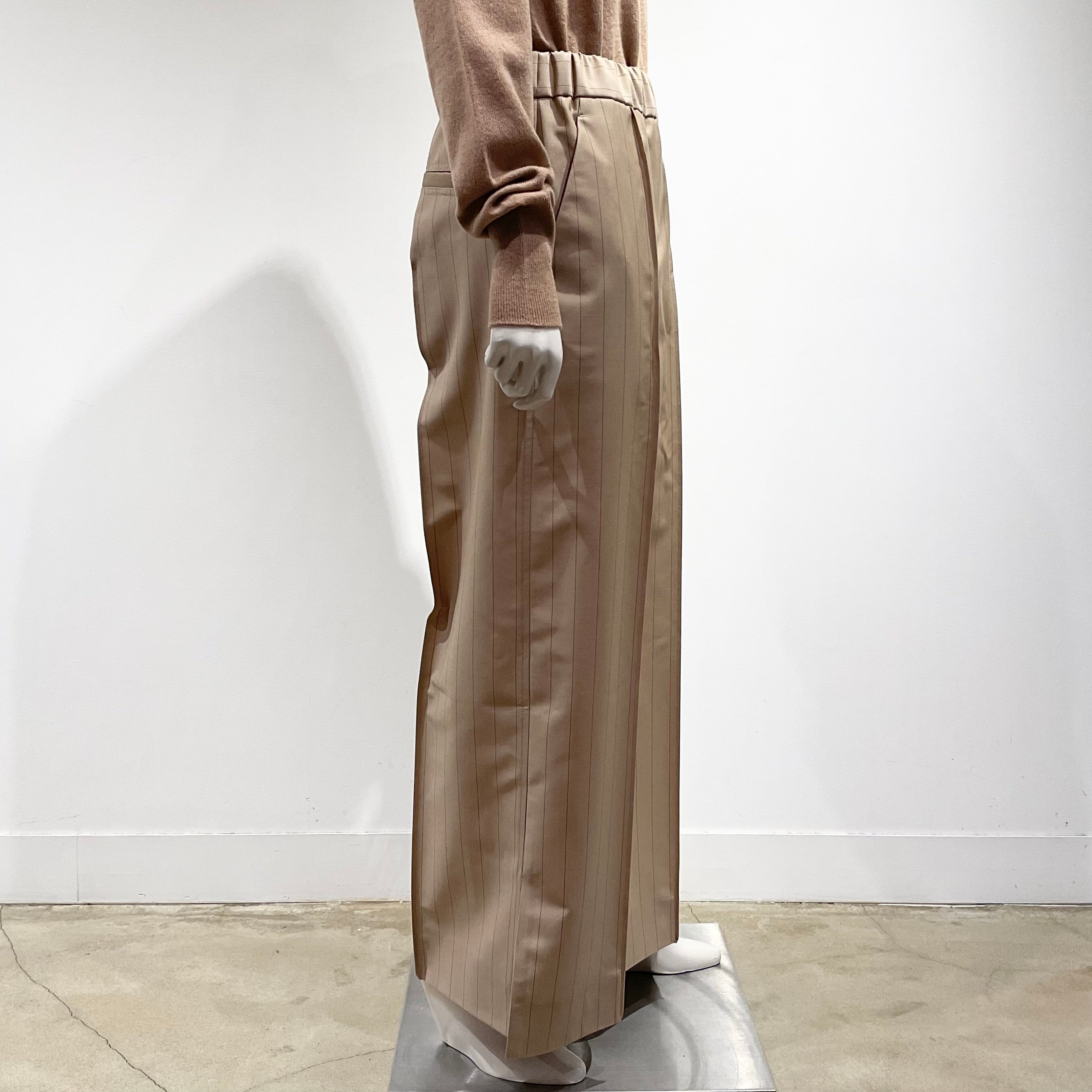 JIL SANDER/ジルサンダー ウールブレンド ピンストライプ パンツ