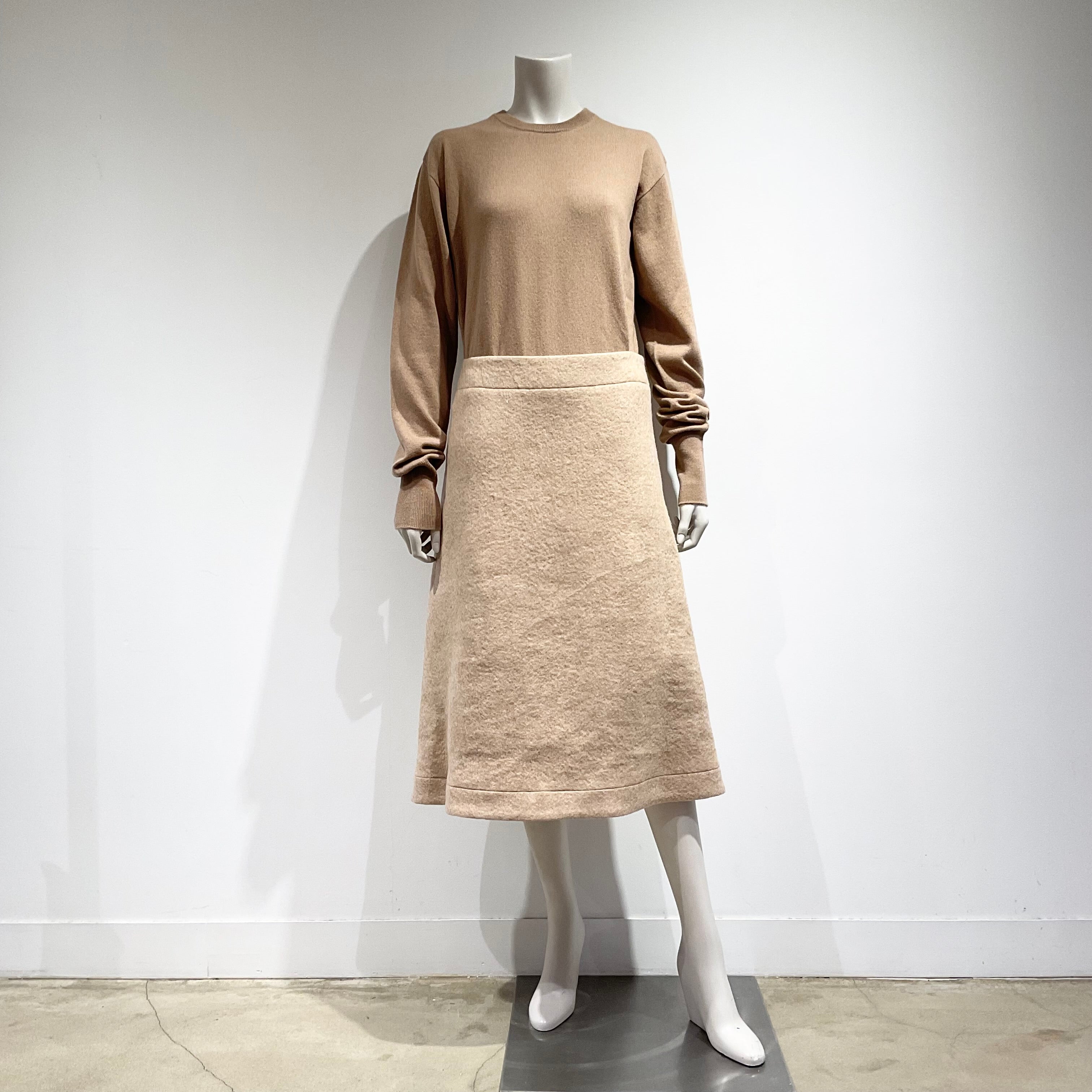 JIL SANDER/ジルサンダー フェルトウールスカート