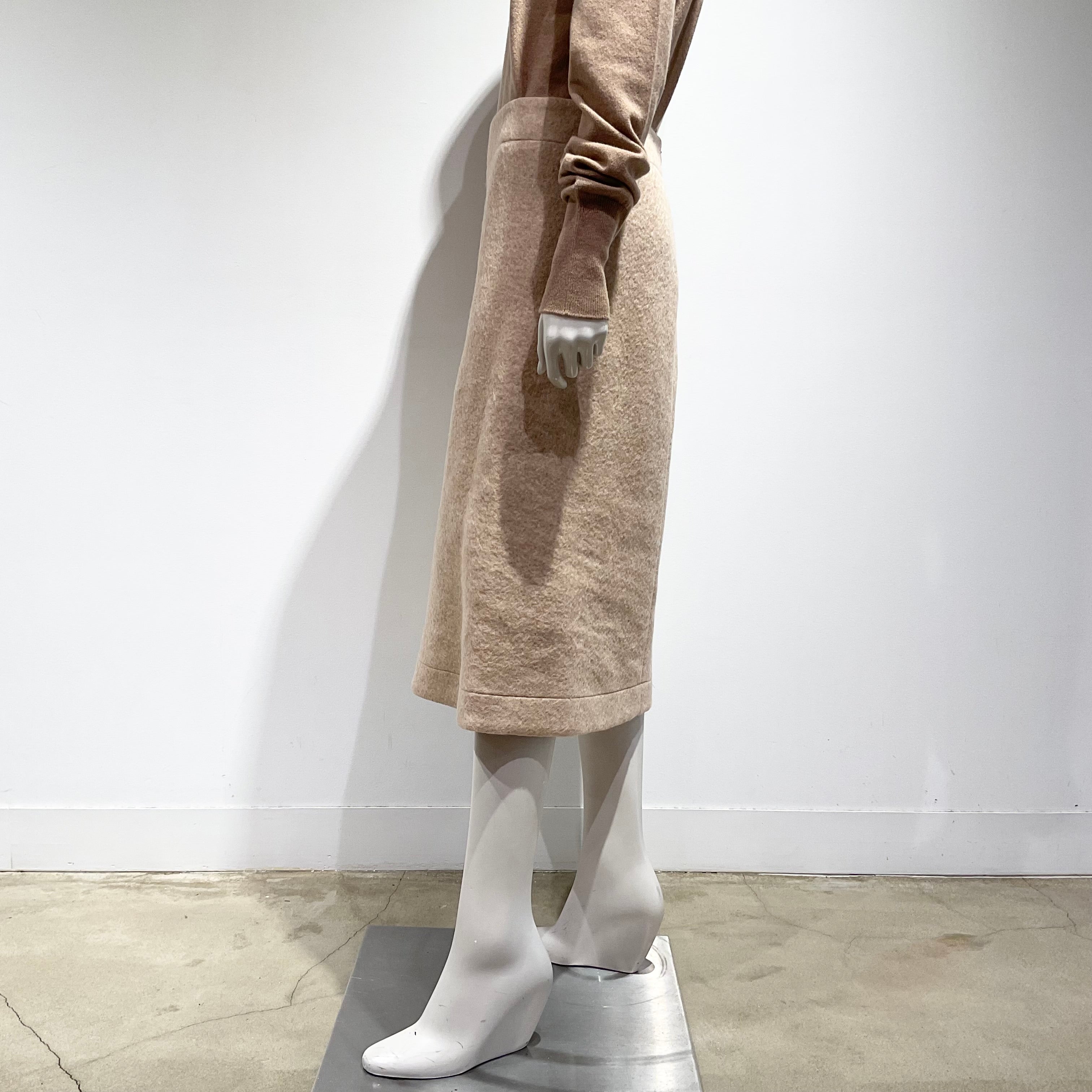 JIL SANDER/ジルサンダー フェルトウールスカート