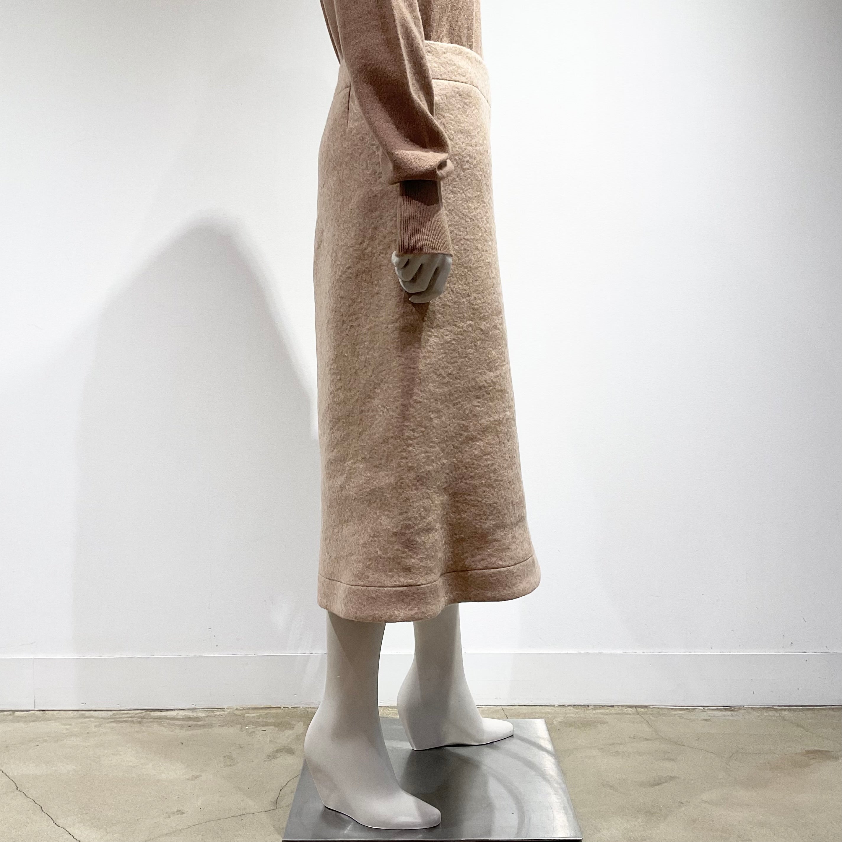 JIL SANDER/ジルサンダー フェルトウールスカート