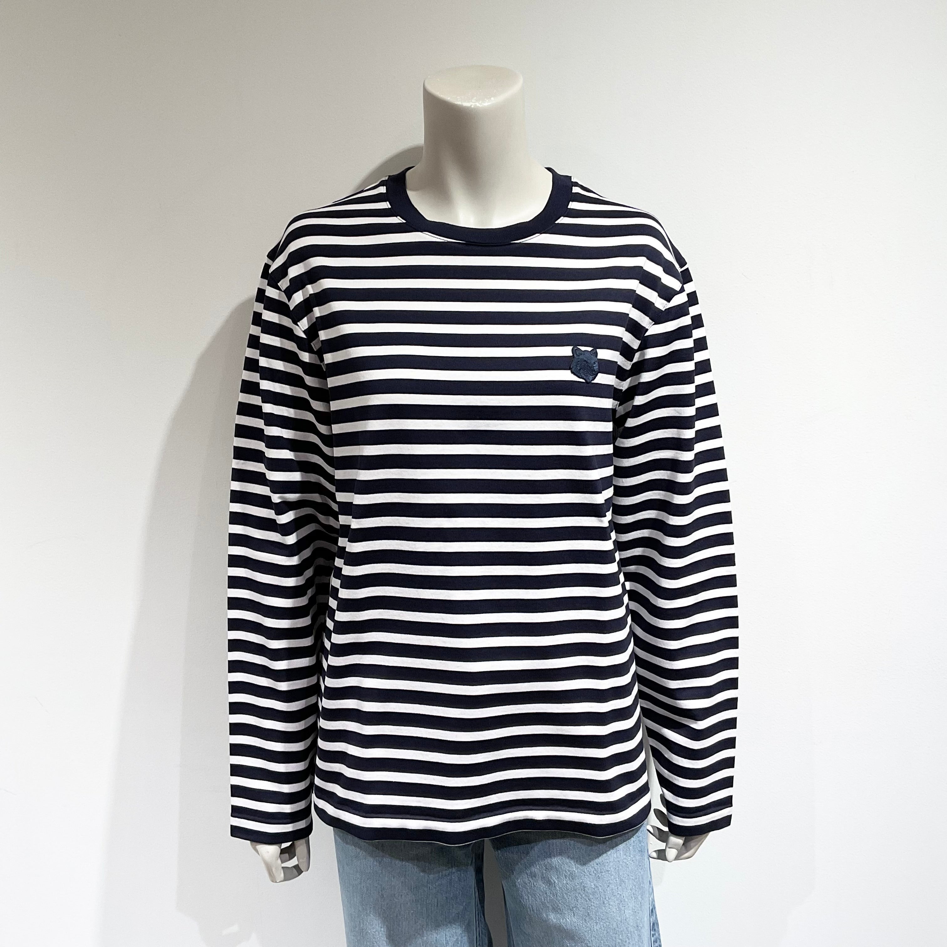 MAISON KITSUNE/メゾンキツネ フォックスヘッド ロングスリーブ Tシャツ