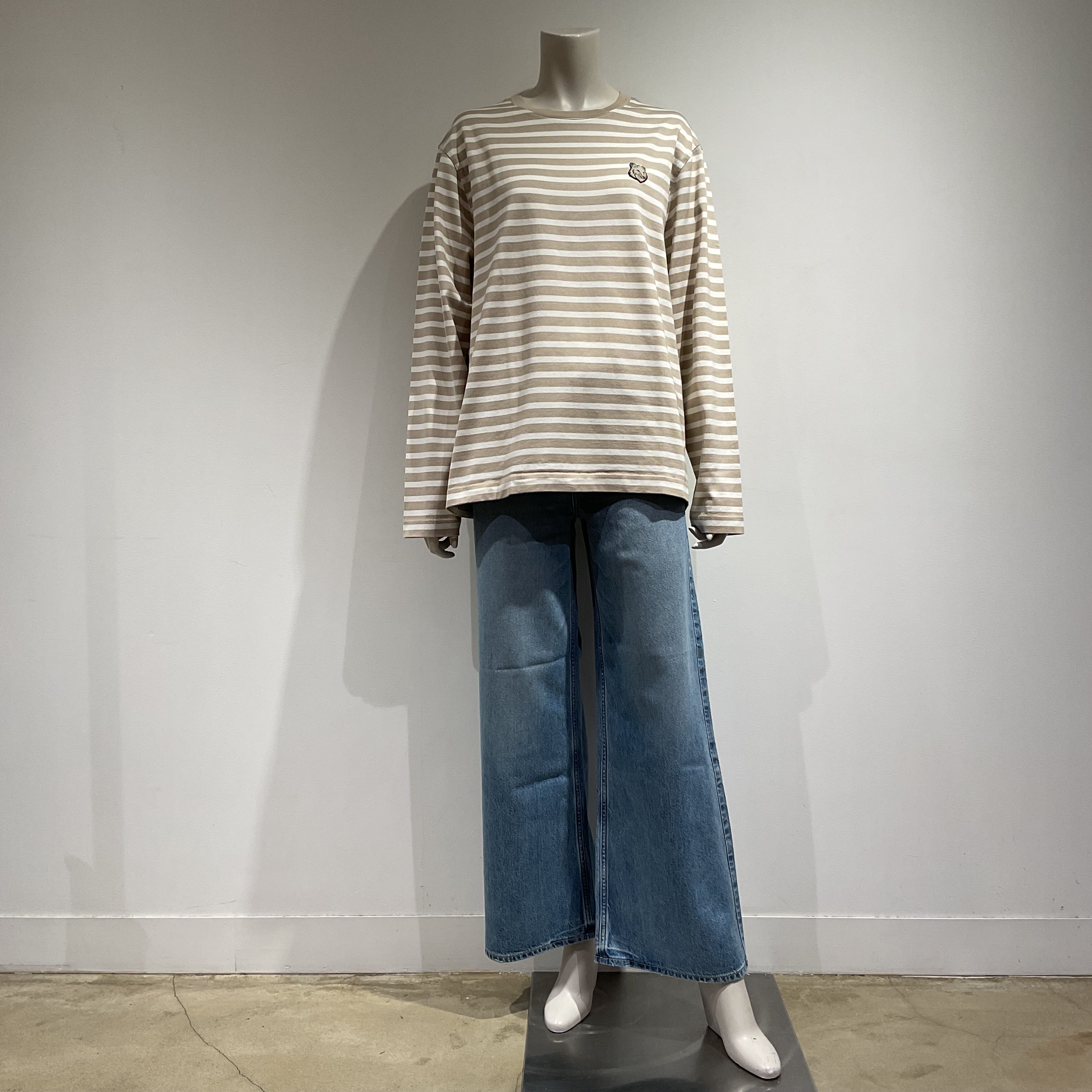 MAISON KITSUNE/メゾンキツネ フォックスヘッド ロングスリーブ Tシャツ