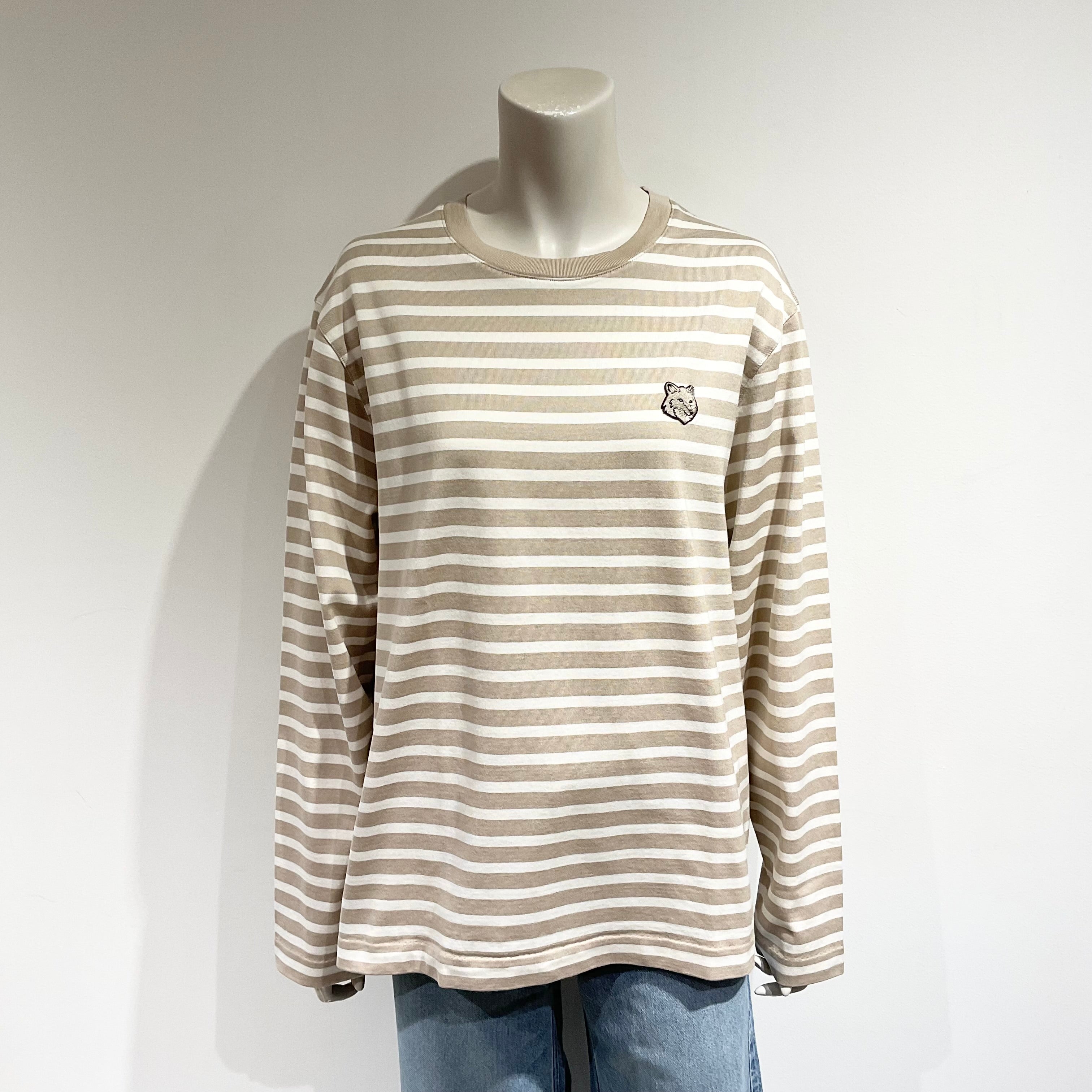 MAISON KITSUNE/メゾンキツネ フォックスヘッド ロングスリーブ Tシャツ