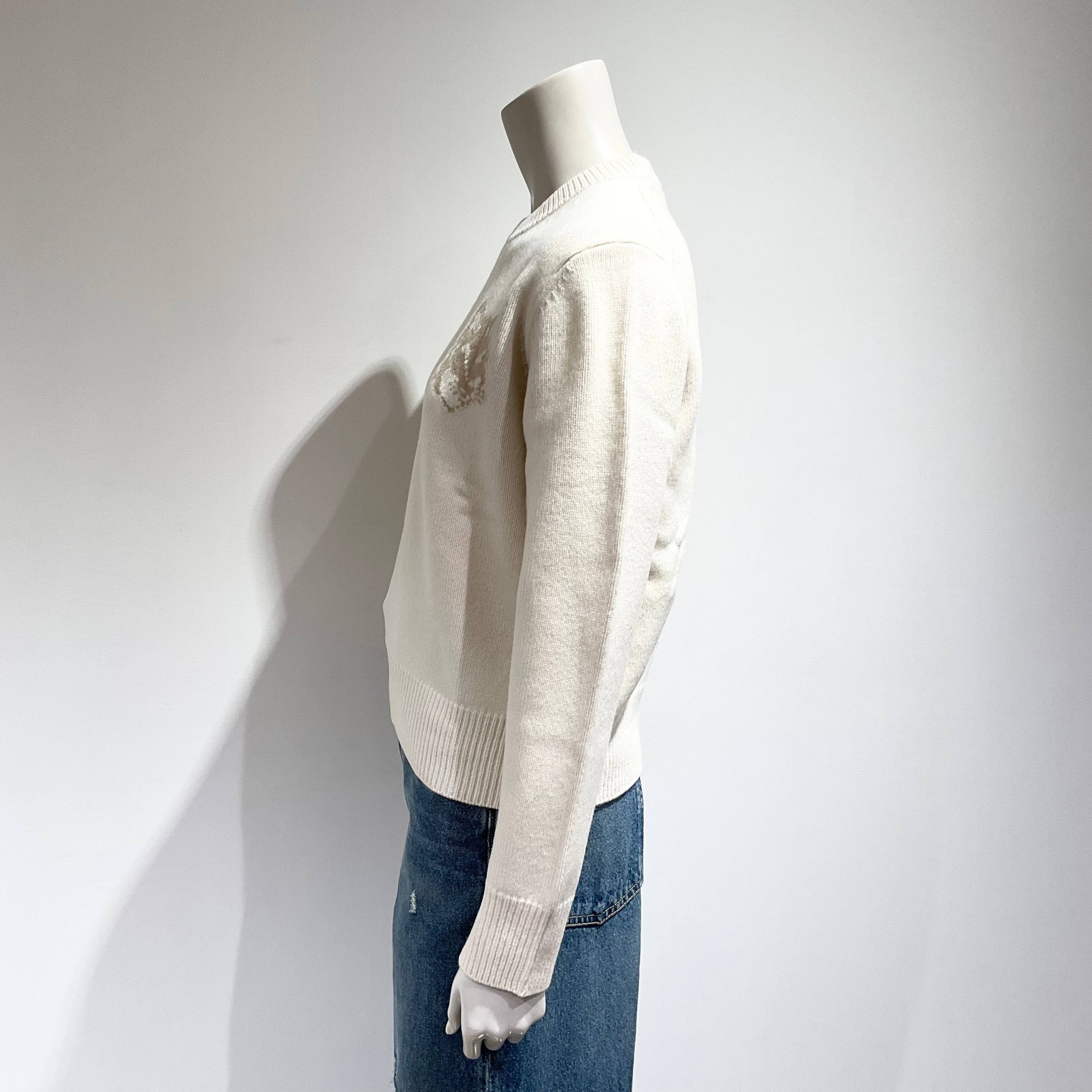 MAISON KITSUNE/メゾンキツネ フォックスヘッド インターシャ メリノ ジャンパー