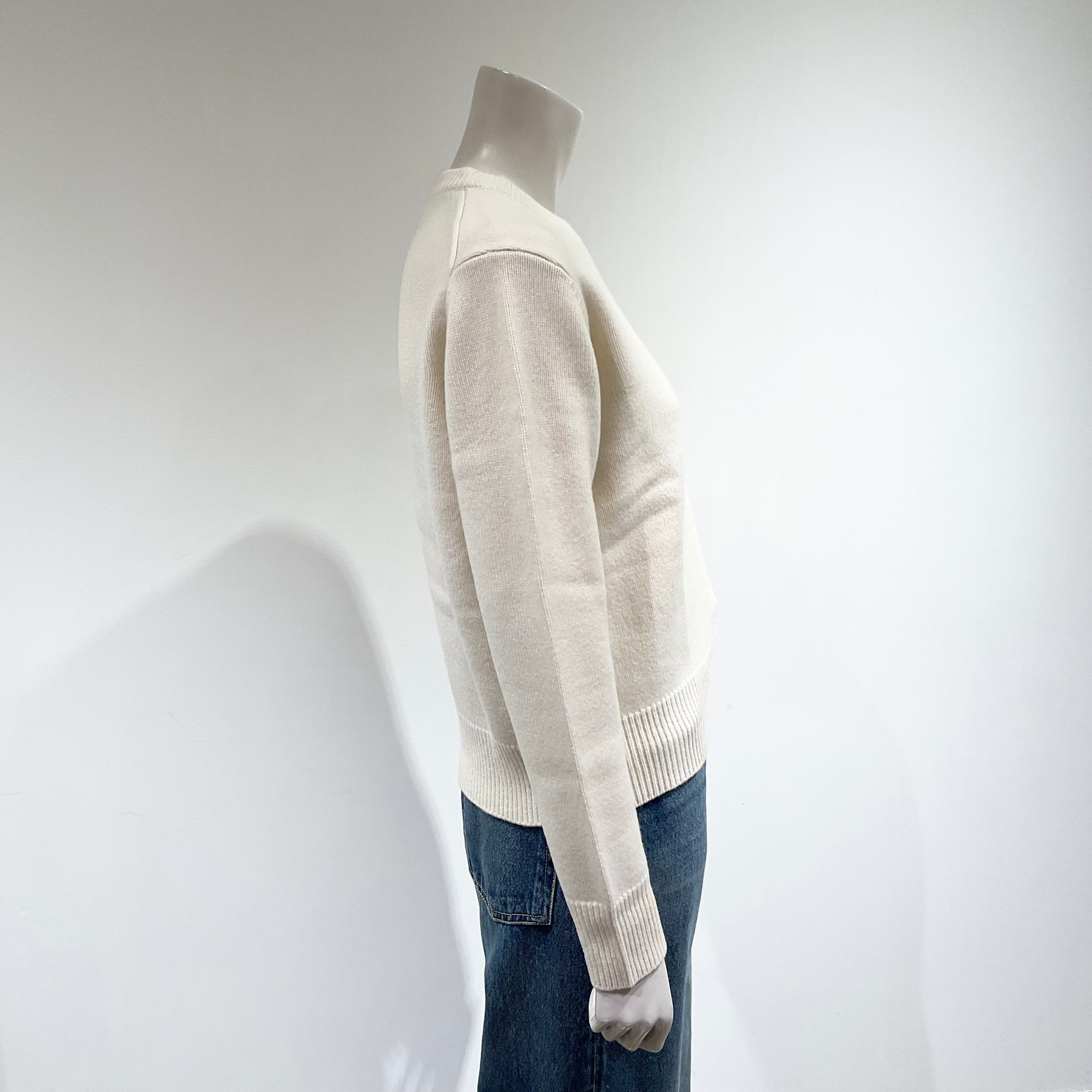 MAISON KITSUNE/メゾンキツネ フォックスヘッド インターシャ メリノ ジャンパー