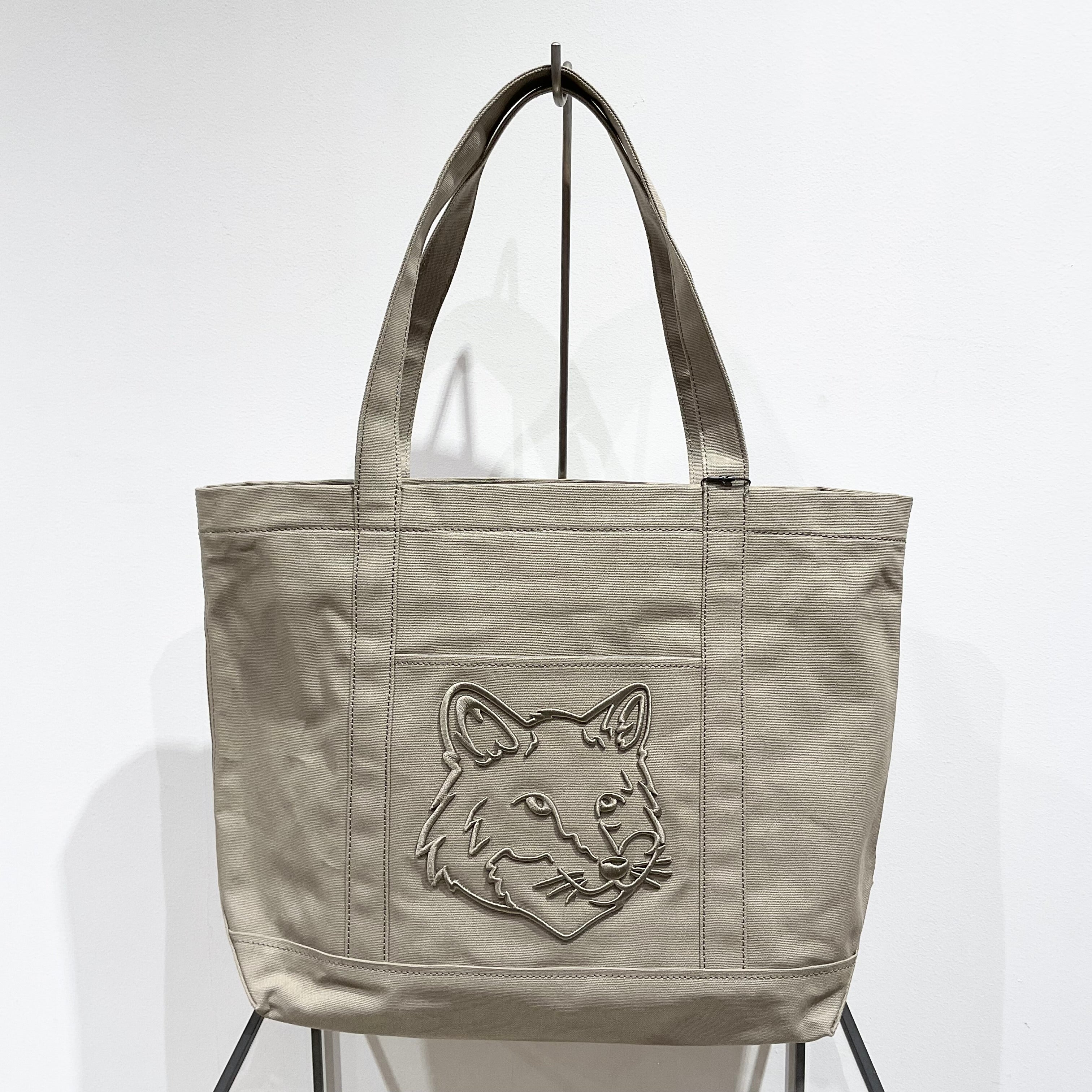 MAISON KITSUNE/メゾンキツネ フォックスヘッド ラージ トート