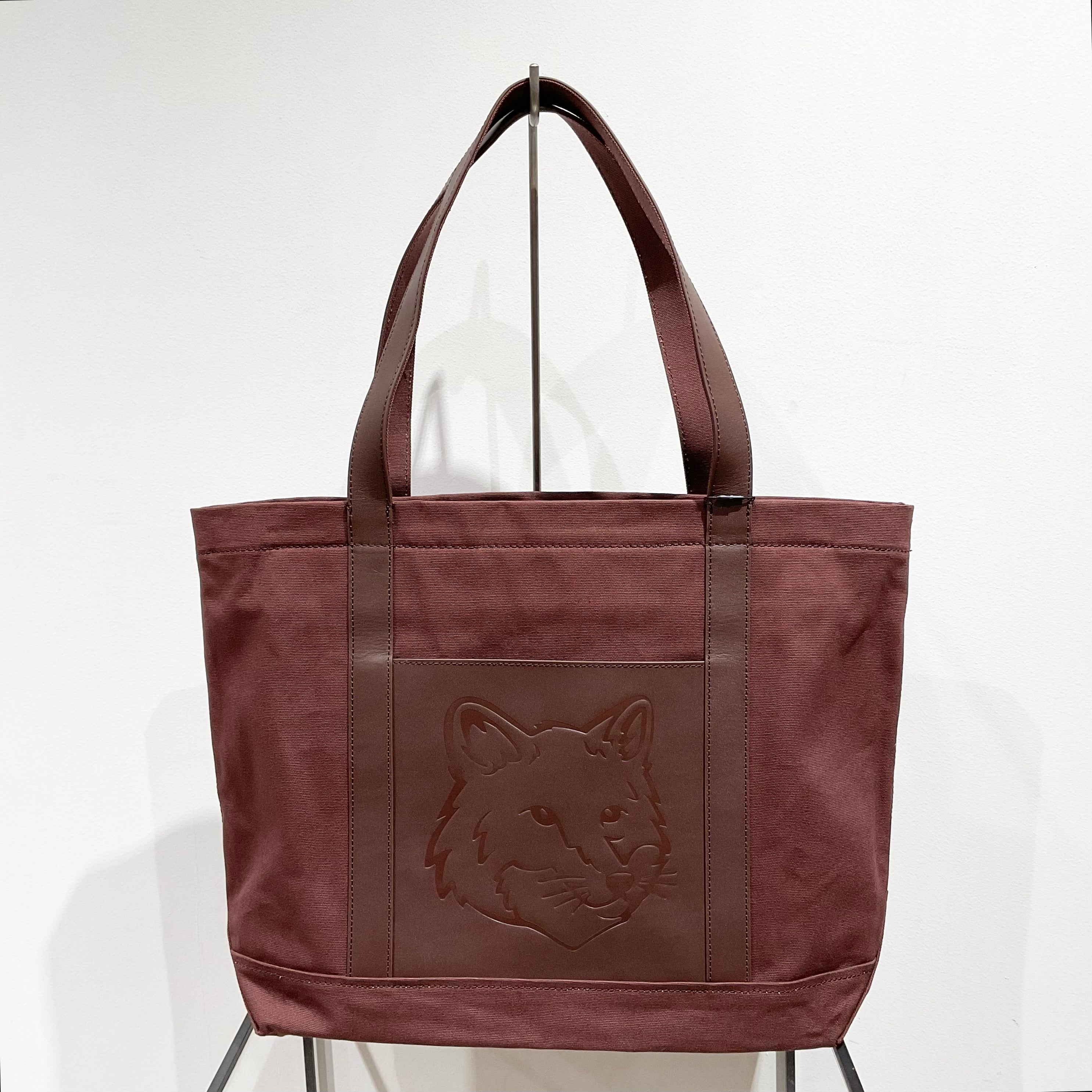 MAISON KITSUNE/メゾンキツネ フォックスヘッド ラージ トート
