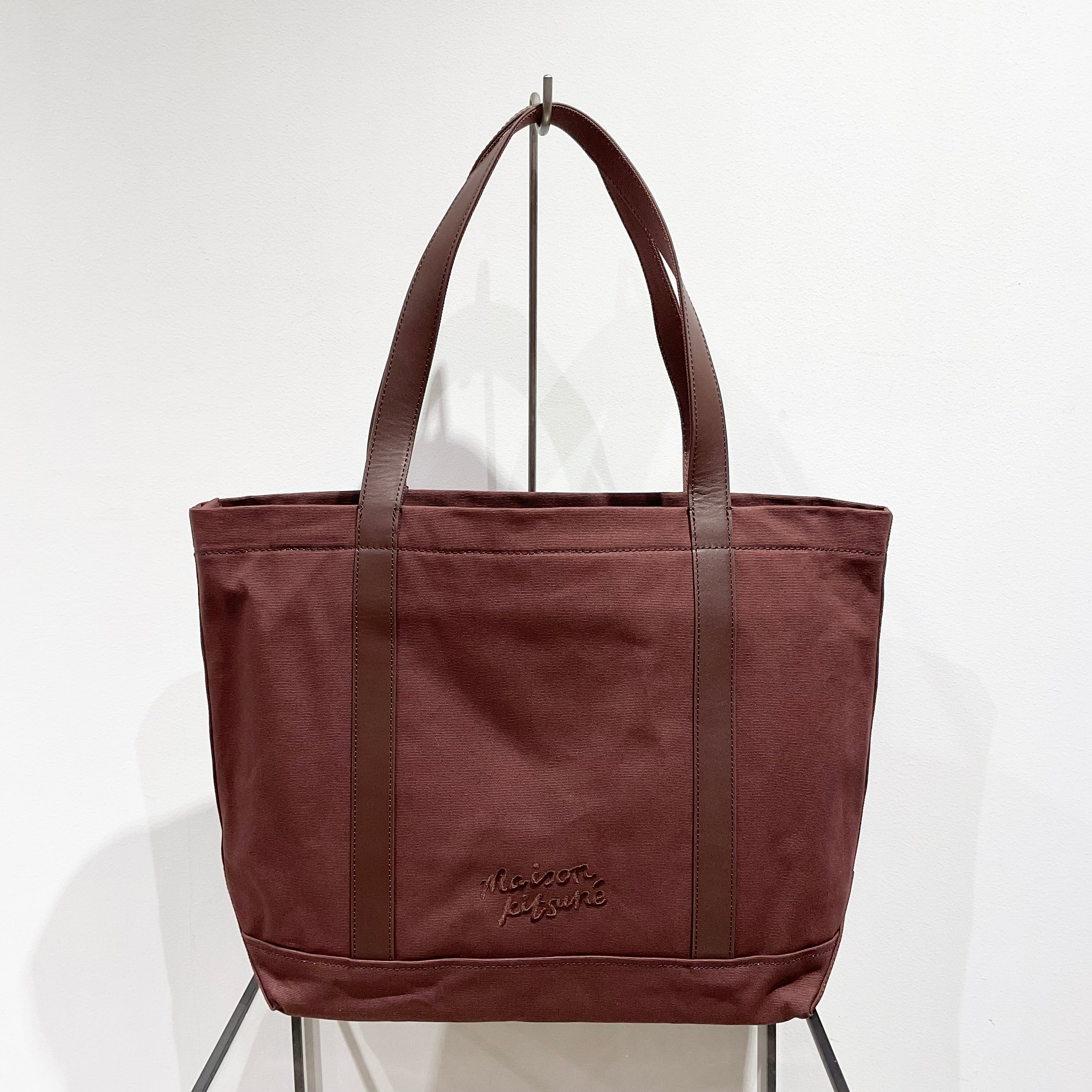 MAISON KITSUNE/メゾンキツネ フォックスヘッド ラージ トート