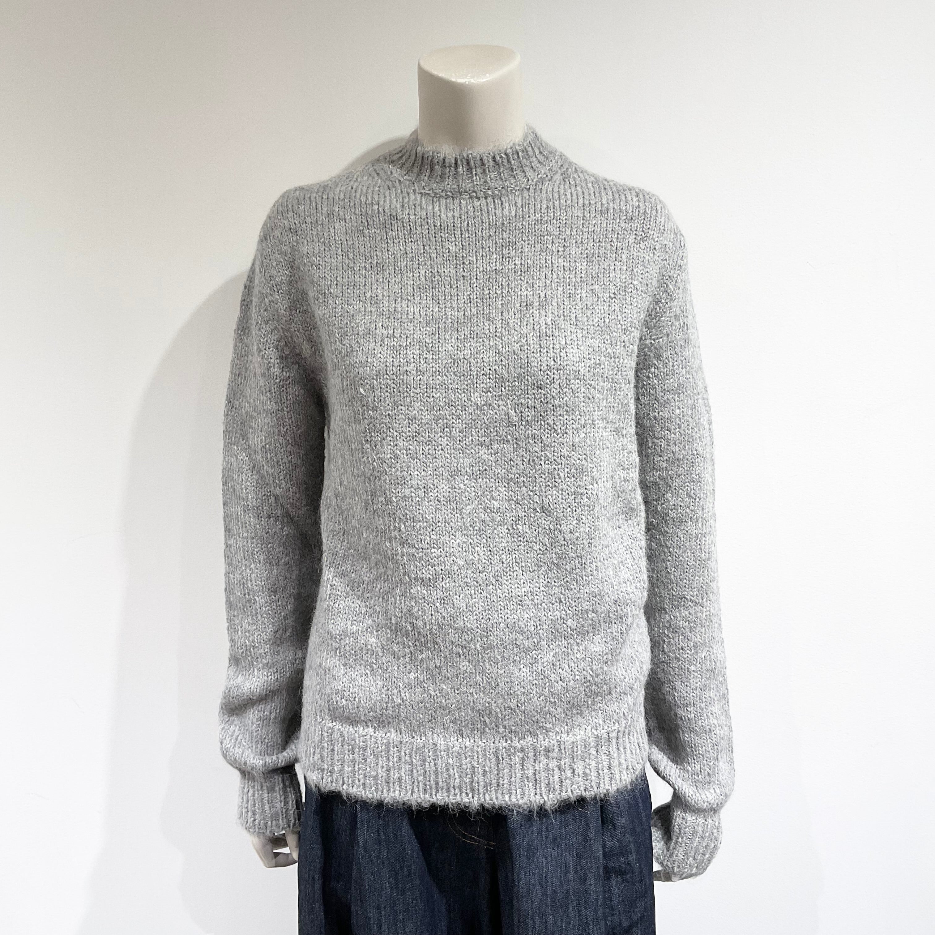 JIL SANDER/ジルサンダー ミッドウェイト ウール クルーネックセーター