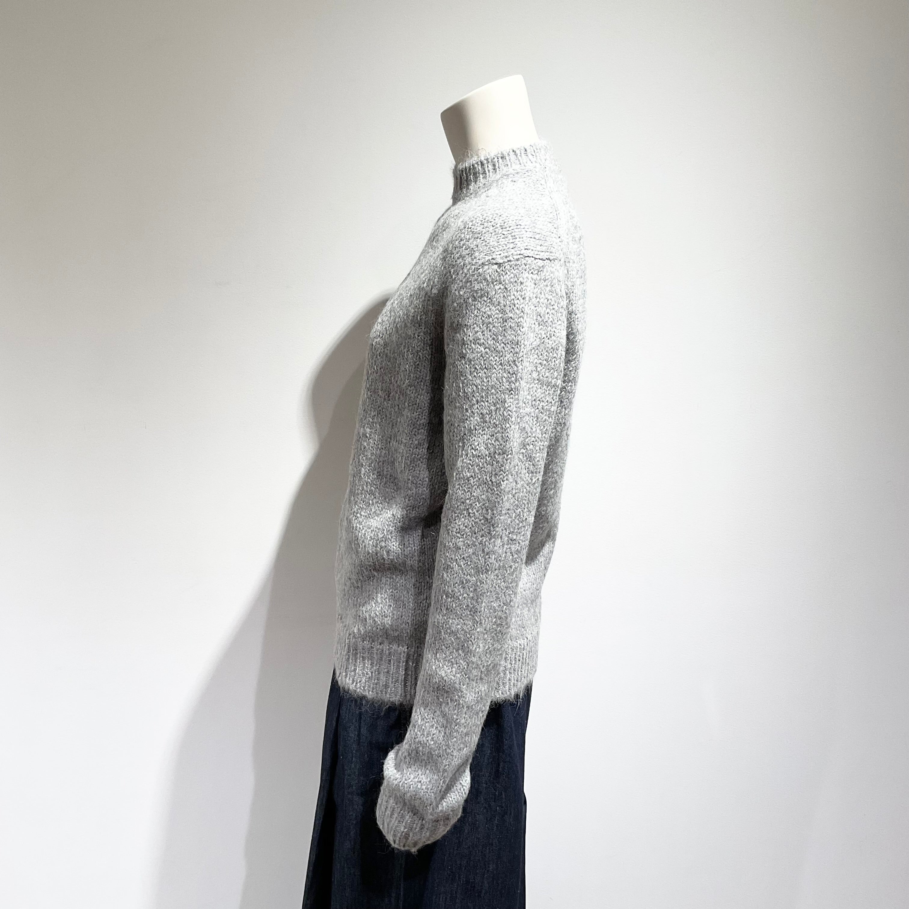 JIL SANDER/ジルサンダー ミッドウェイト ウール クルーネックセーター