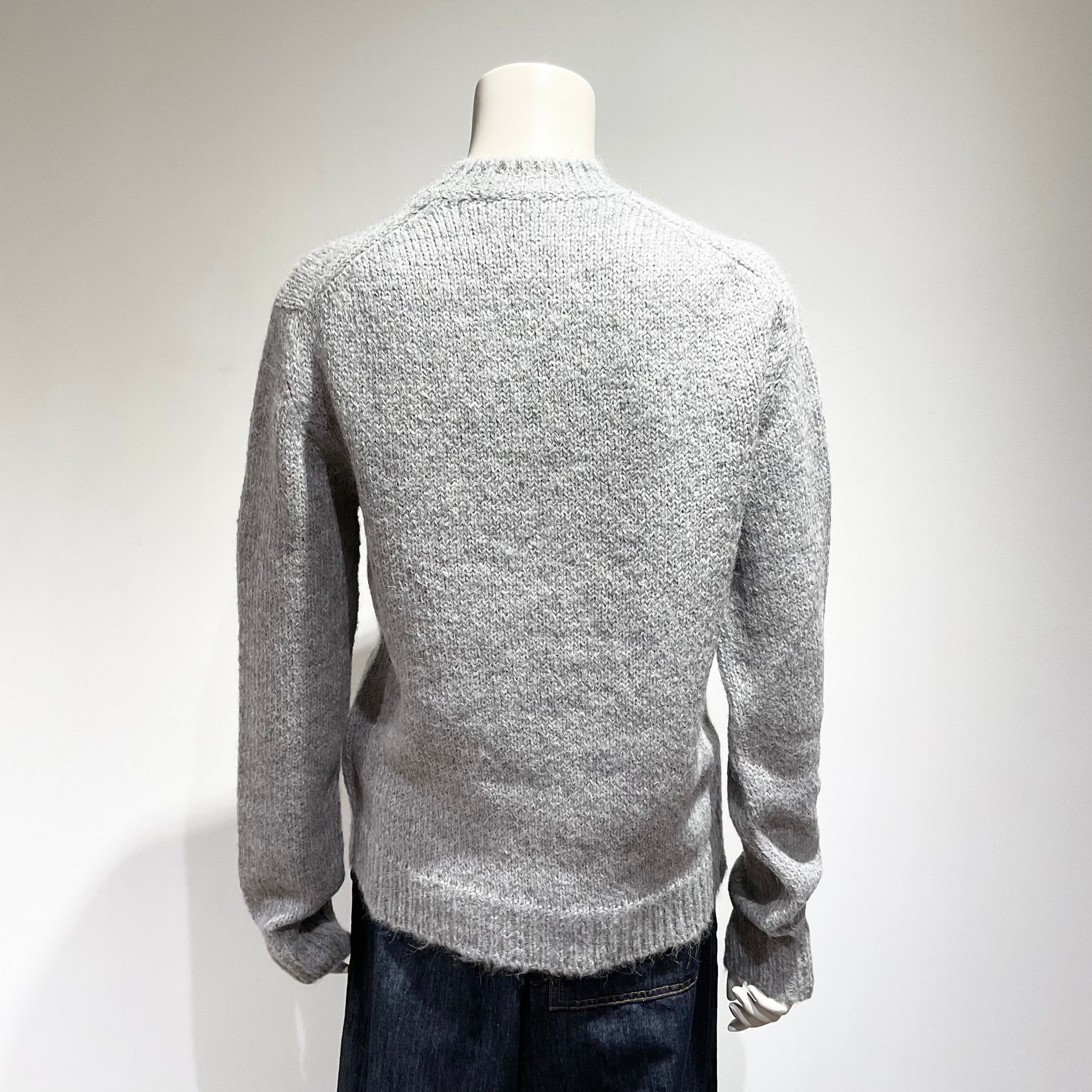 JIL SANDER/ジルサンダー ミッドウェイト ウール クルーネックセーター